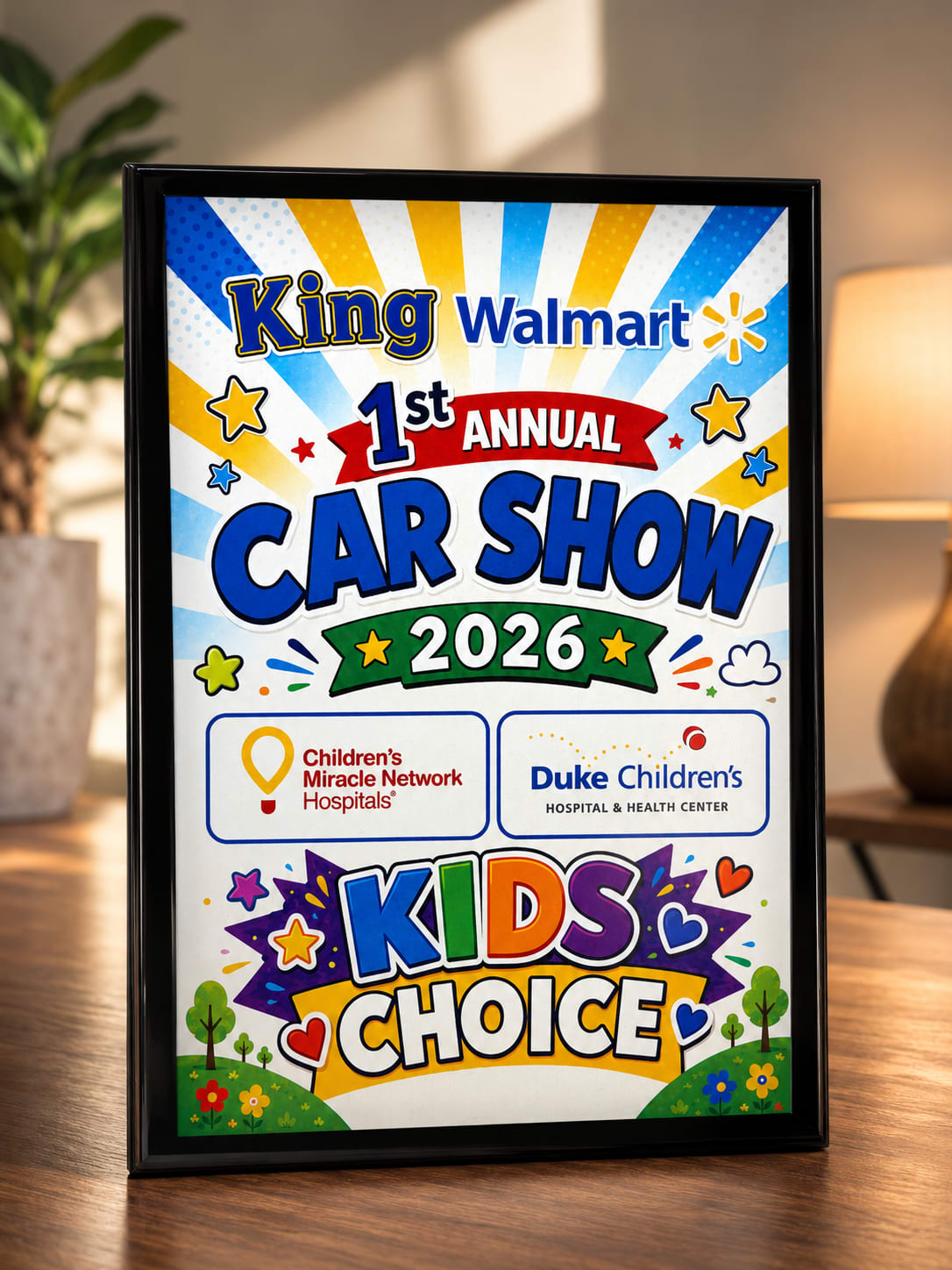 Full-Color UV Printed Plaque