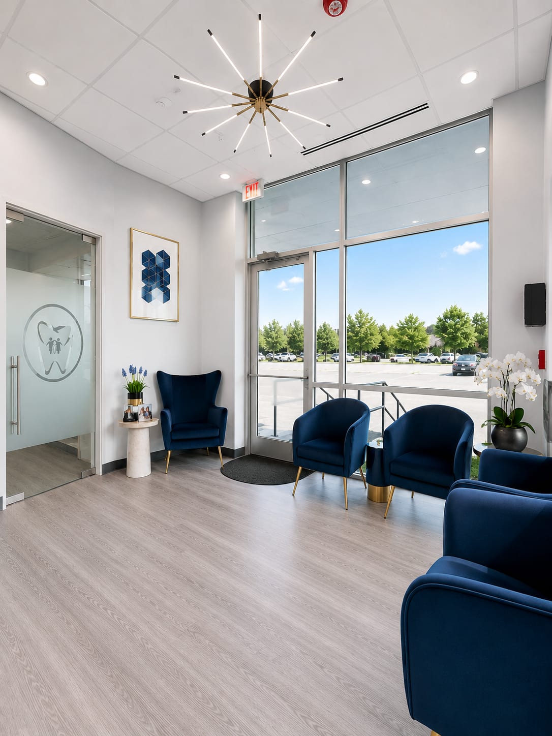 Reception area at Meadows Family Dentistry
