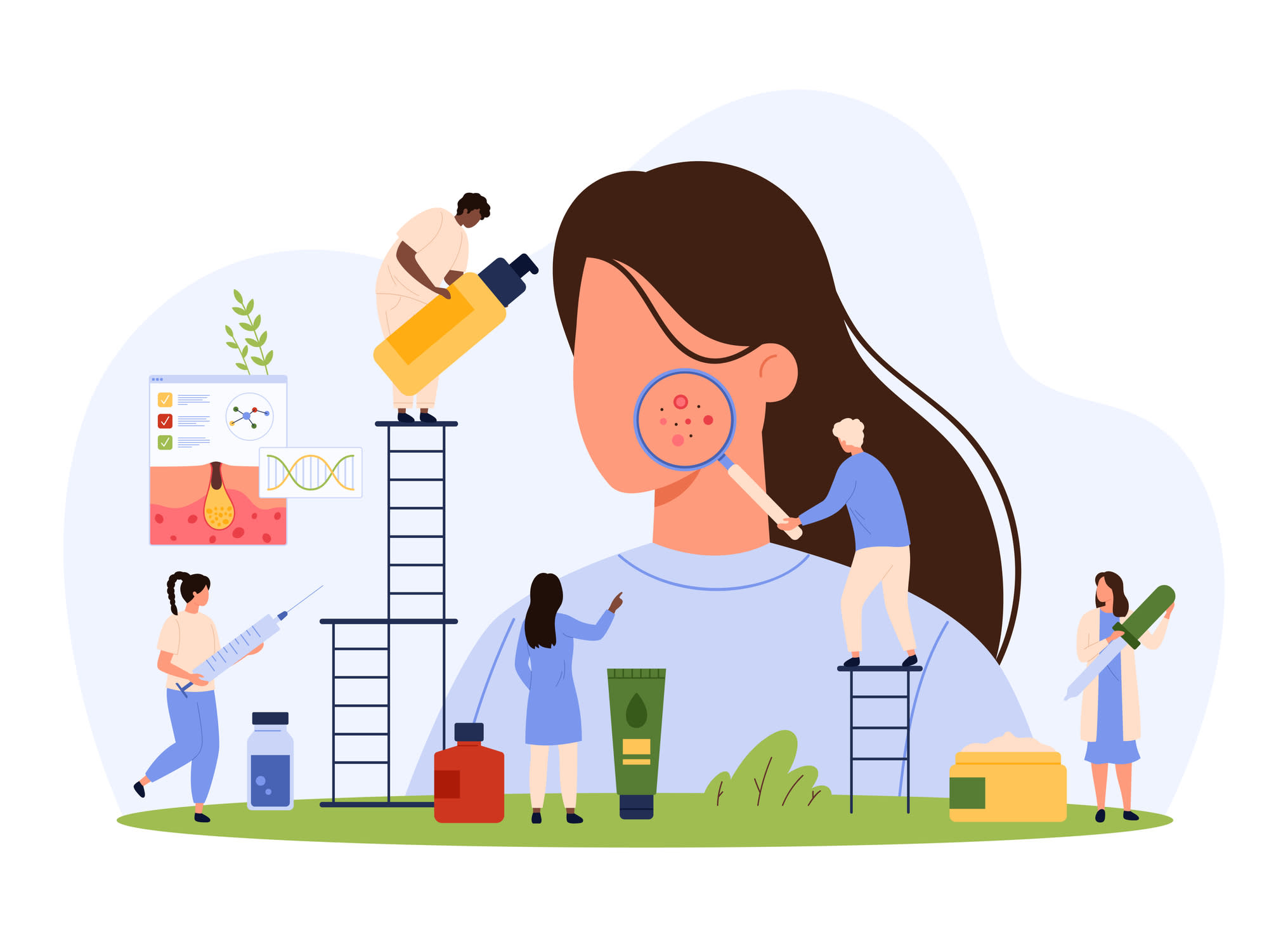 Dermatology Illustration