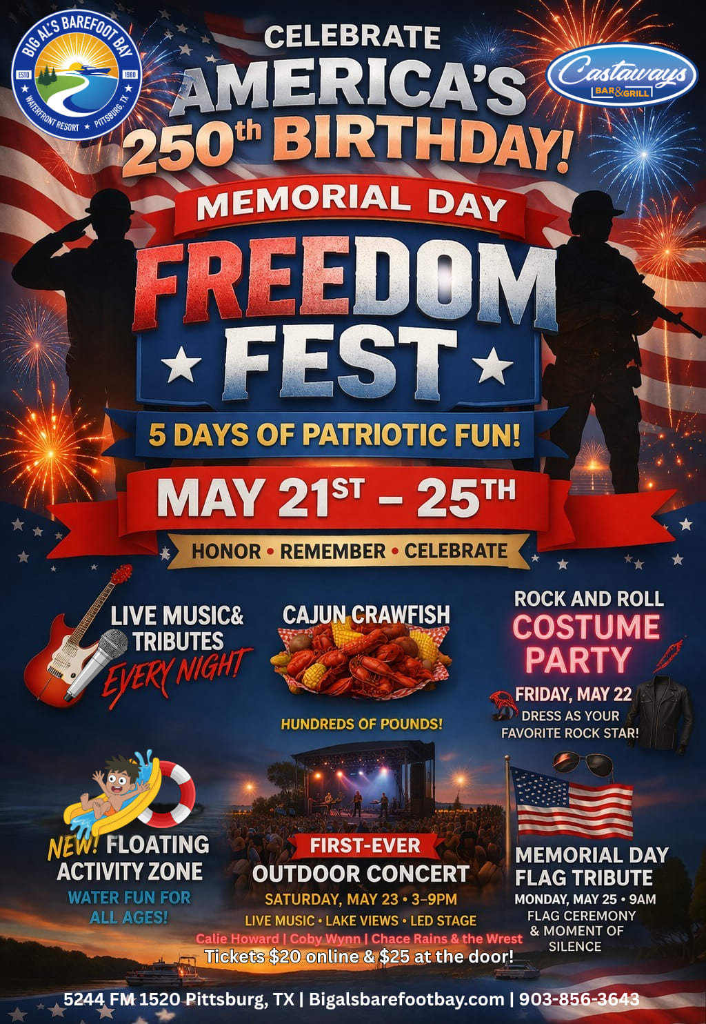 Memorial Day Freedom Fest and Concert