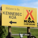 Kennebec KOA Journey logo