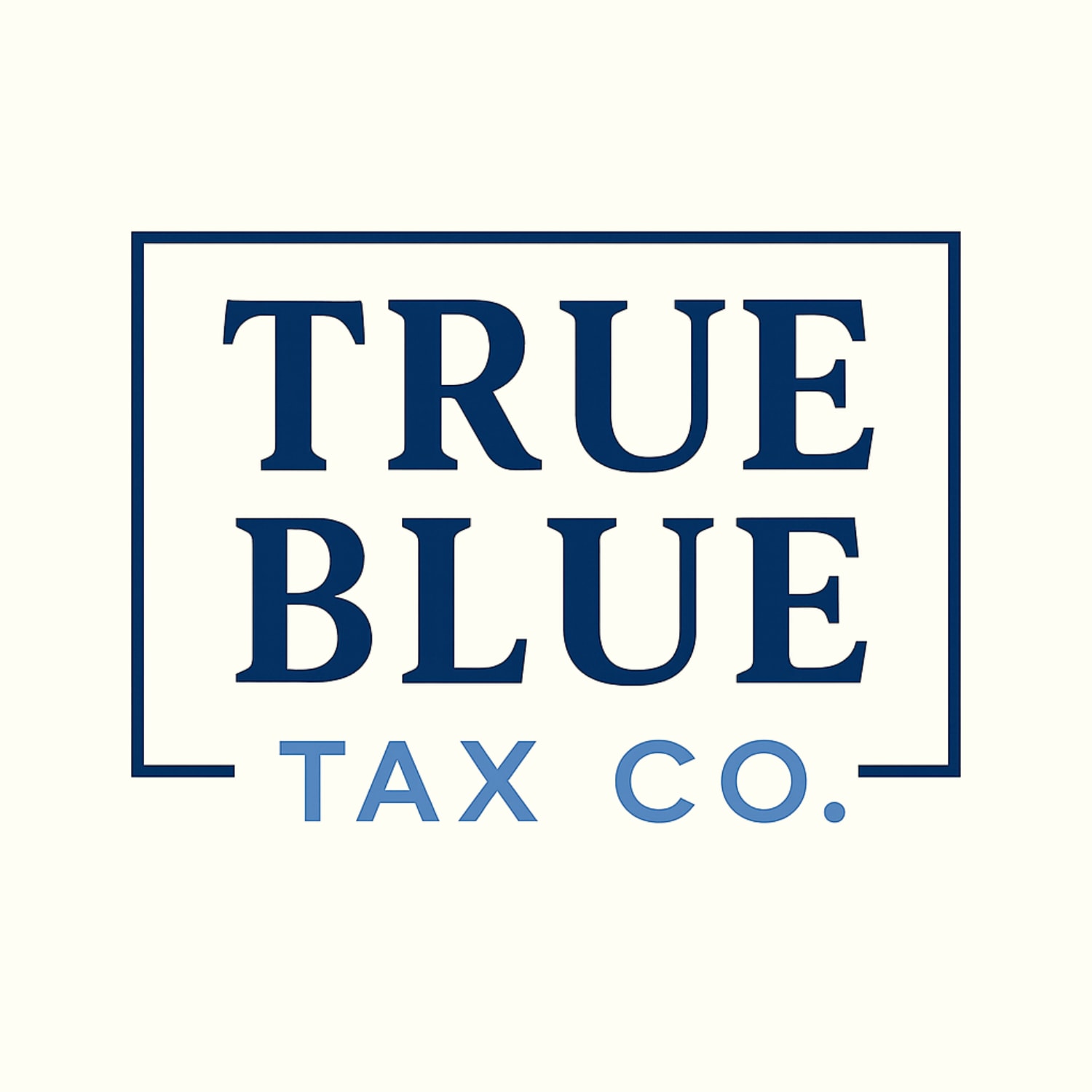 True Blue Tax Co. logo