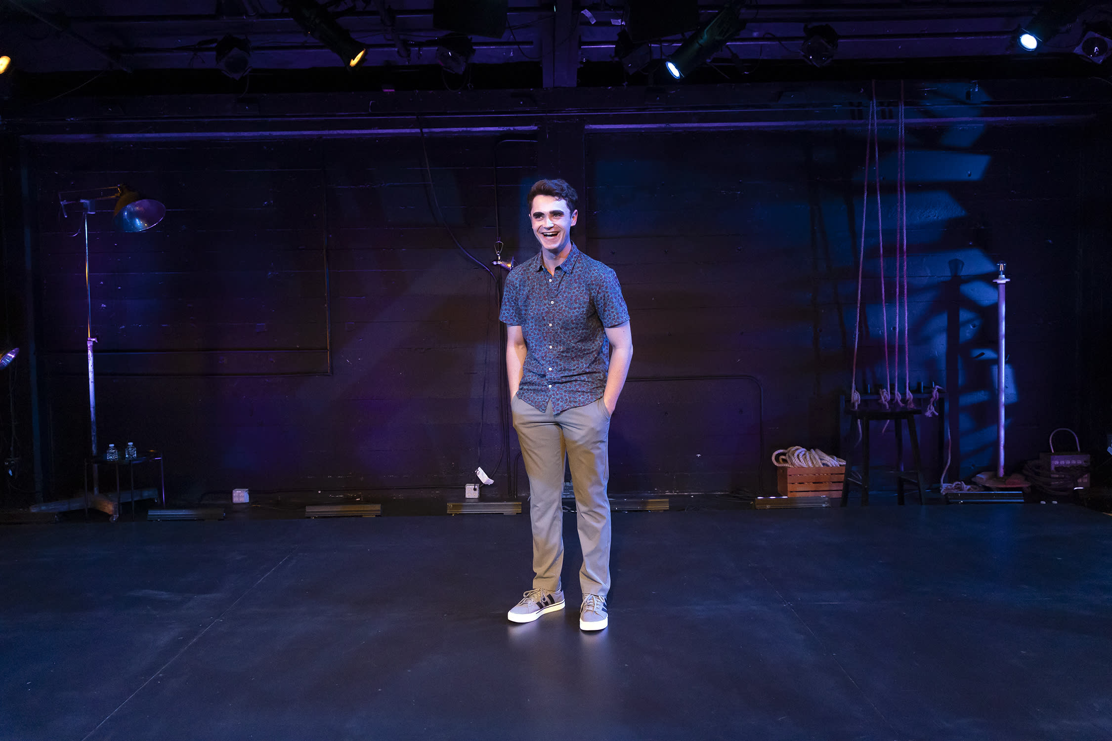 Jack Greenberg* in Alex Edelman's JUST FOR US at Capital Stage. Photo by Charr Crail.