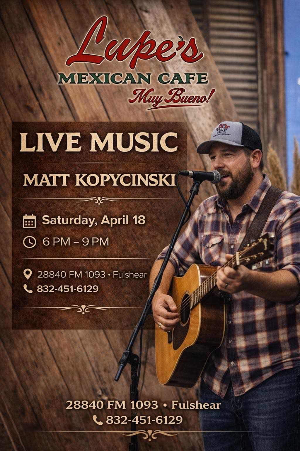 Live Music at Lupe's Mexican Cafe