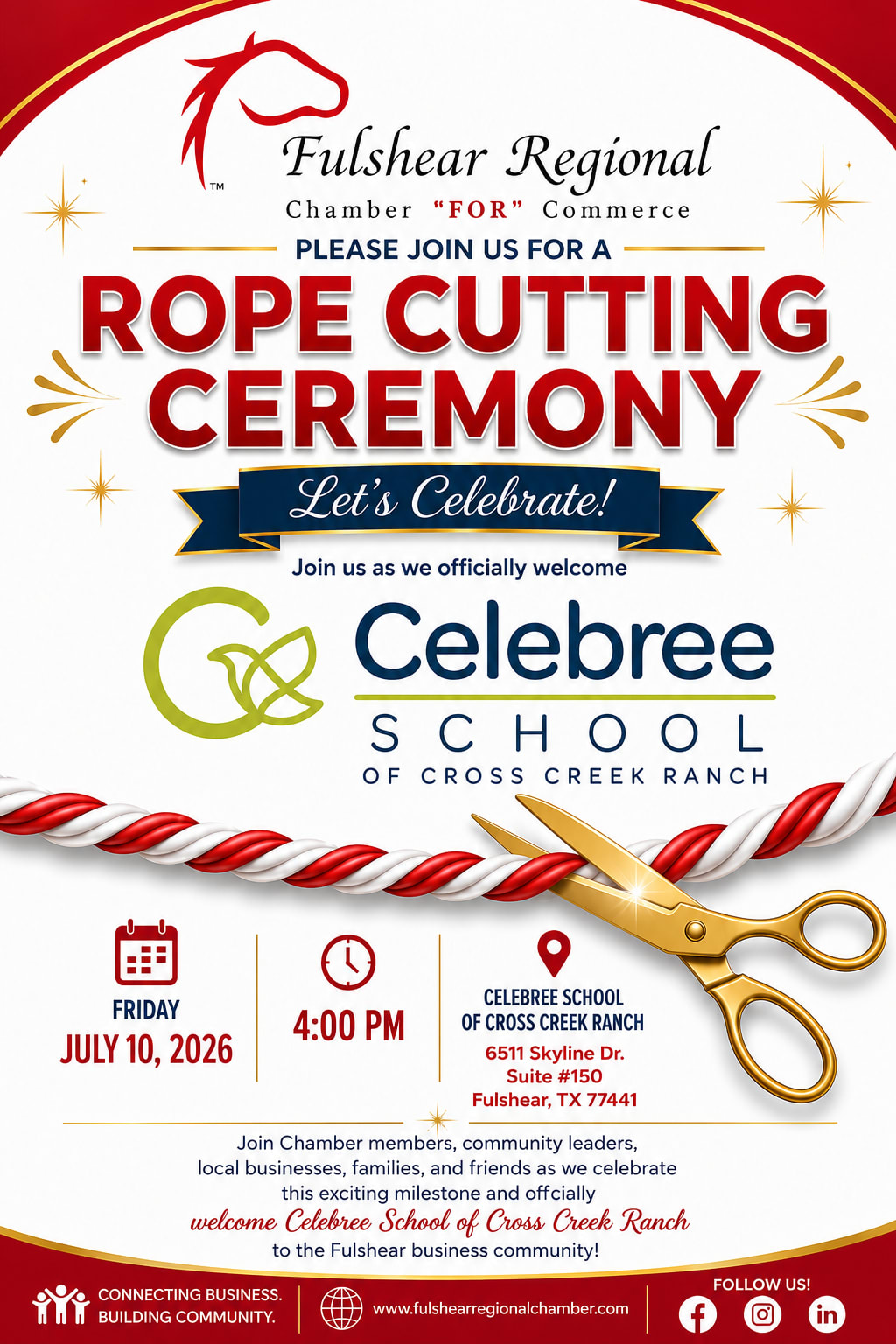 Celebree Rope Cutting