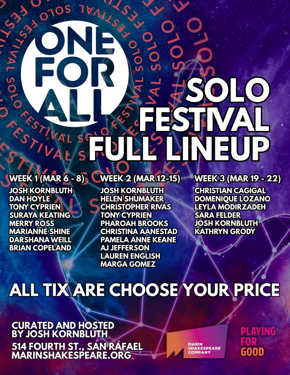 one for all full line up