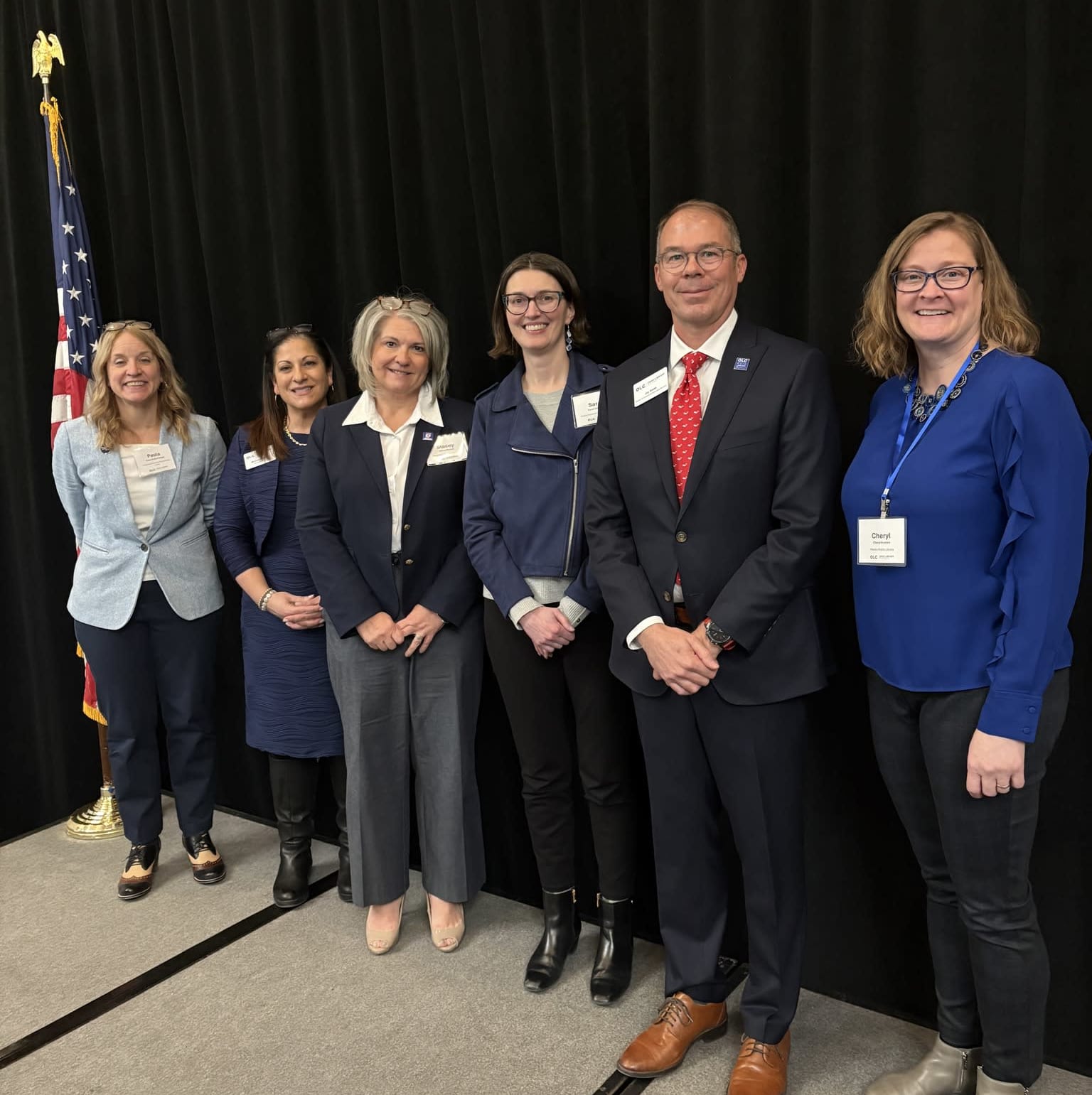 photo of librarians and OLC staff members