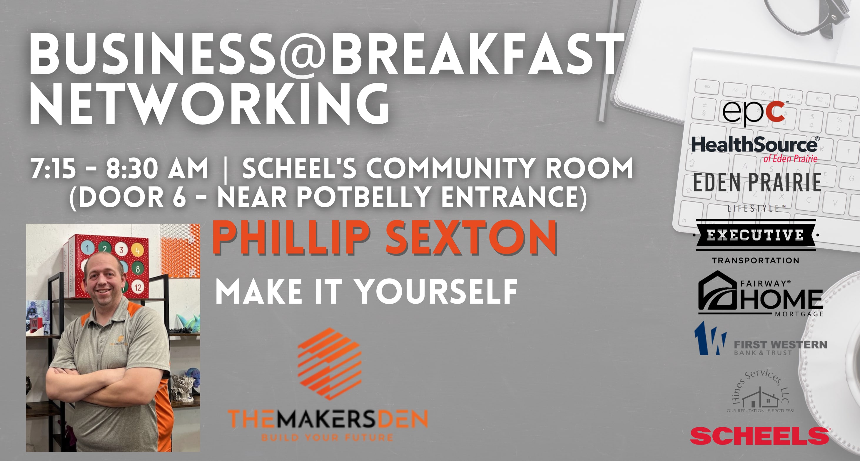 Business@Breakfast with Phillip Sexton The Makers Den