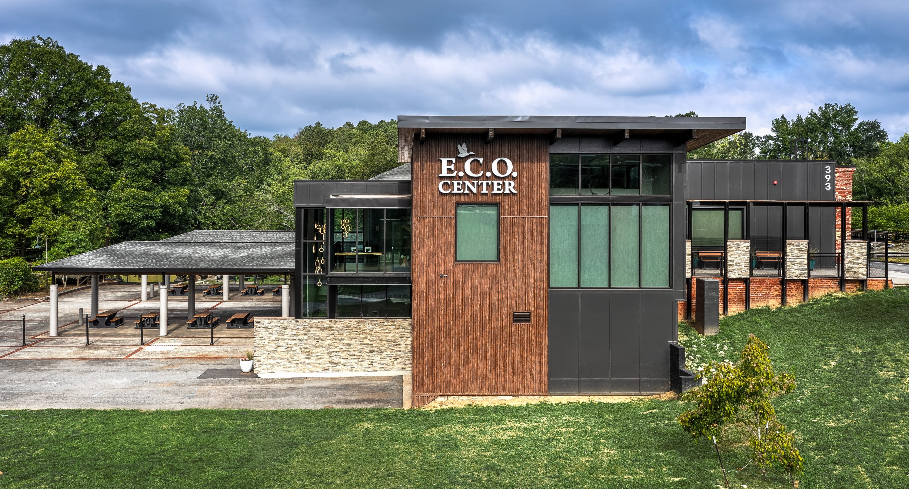 Modern commercial environmental education center