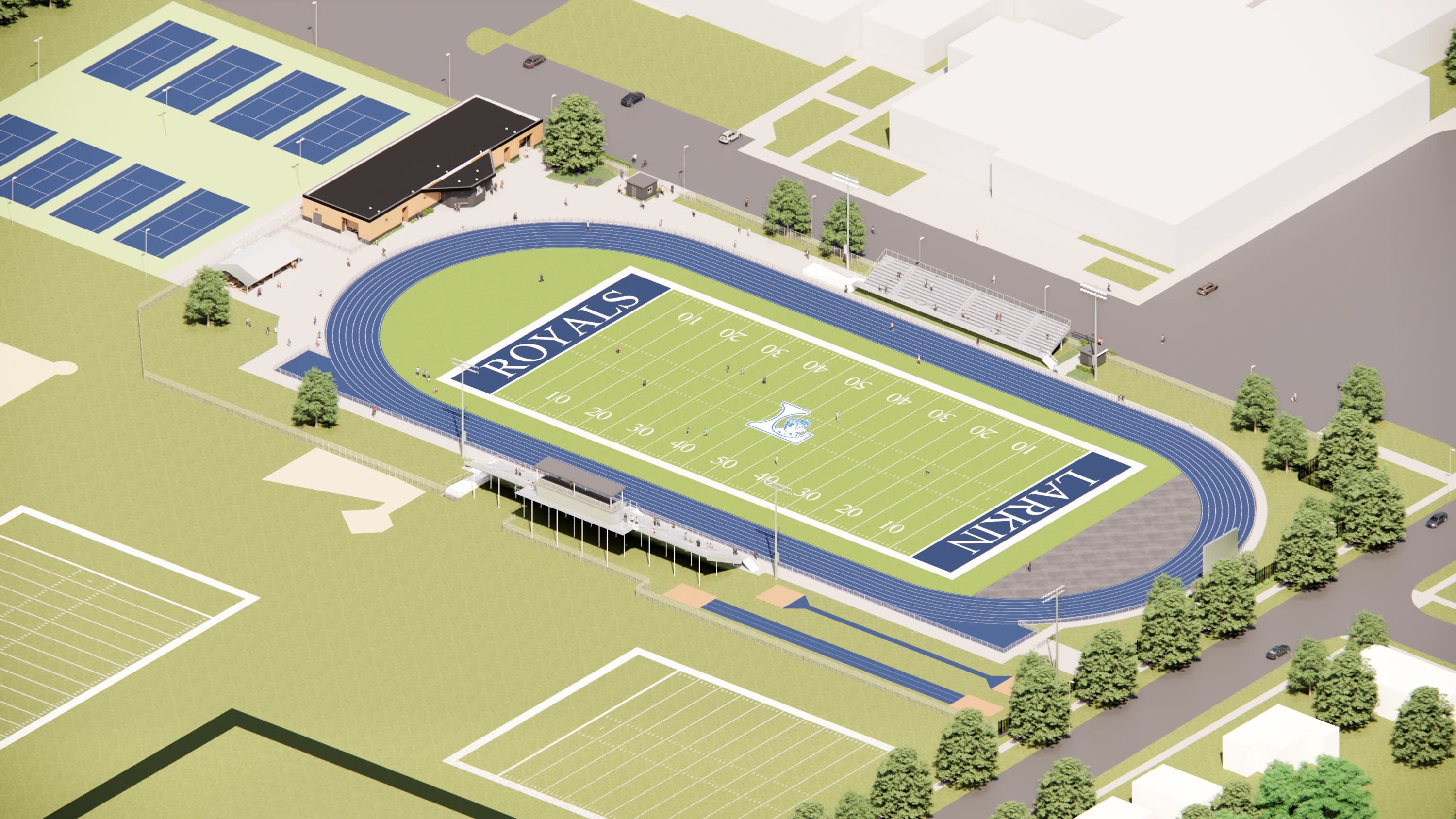 Larkin High School new field picture