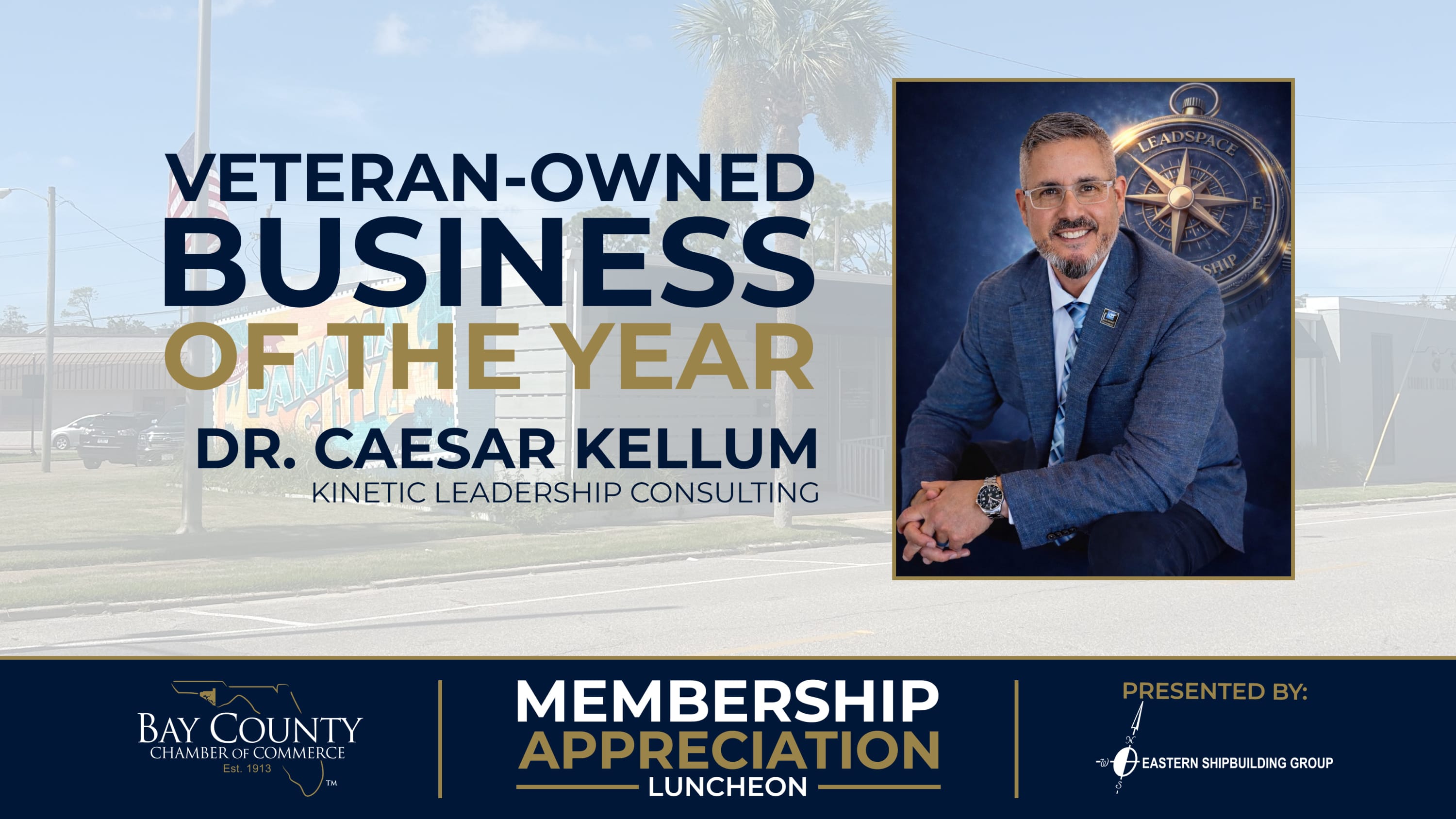 Dr. Caesar Kellum of Kinetic Leadership Consulting, 2026 Veteran-Owned Business of the Year.
