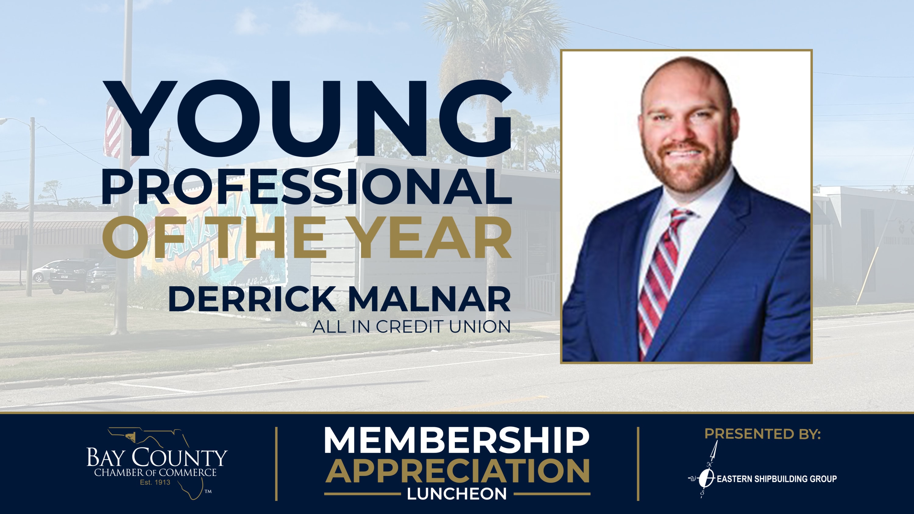 Derrick Malnar of All In Credit Union, 2026 Young Professional of the Year