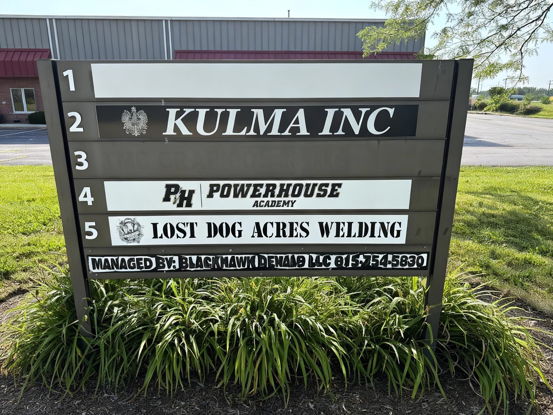 Powerhouse Academy road sign