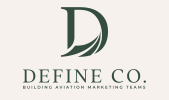 Define Co. Aviation Marketing Logo