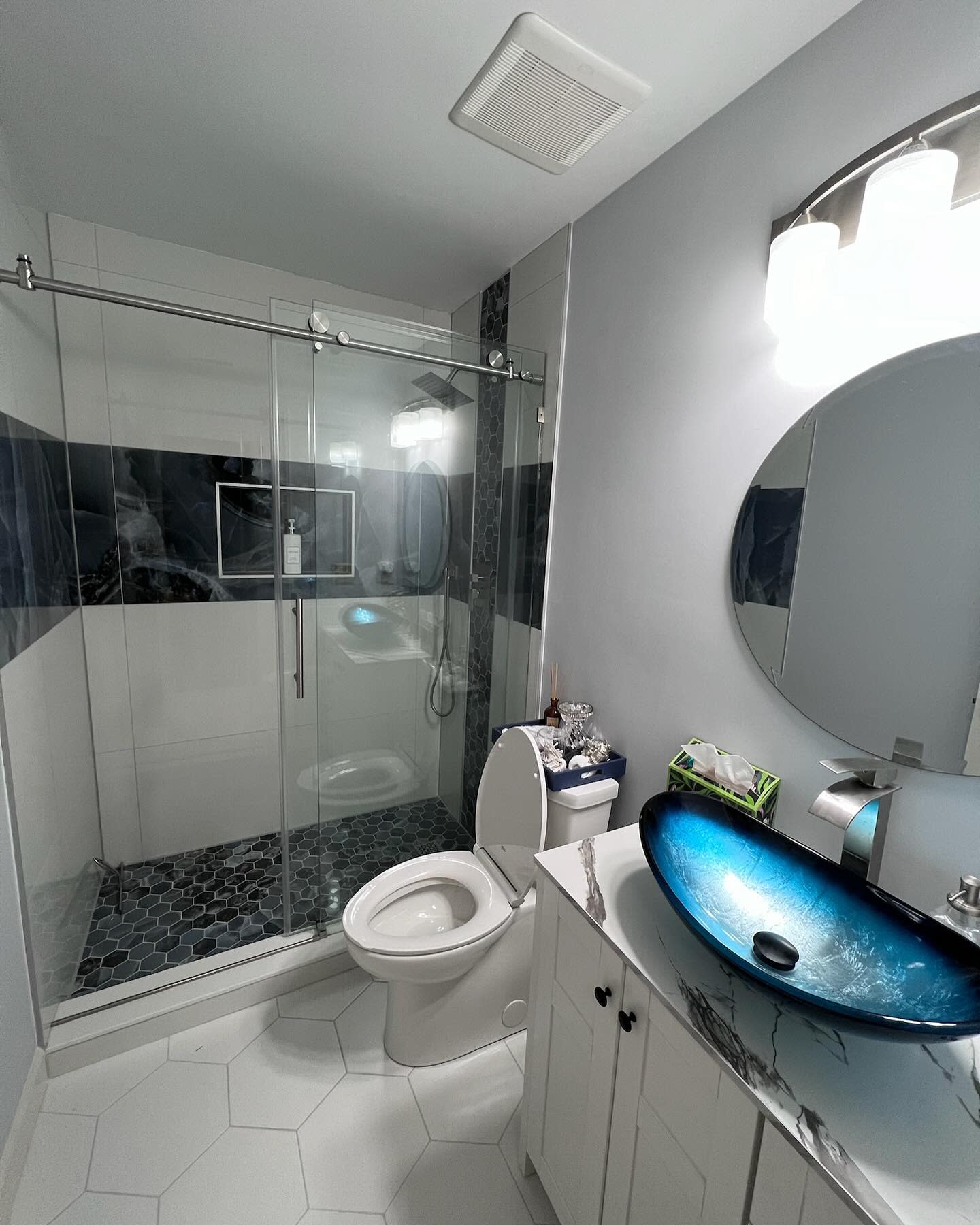 Shower remodel and new vanity