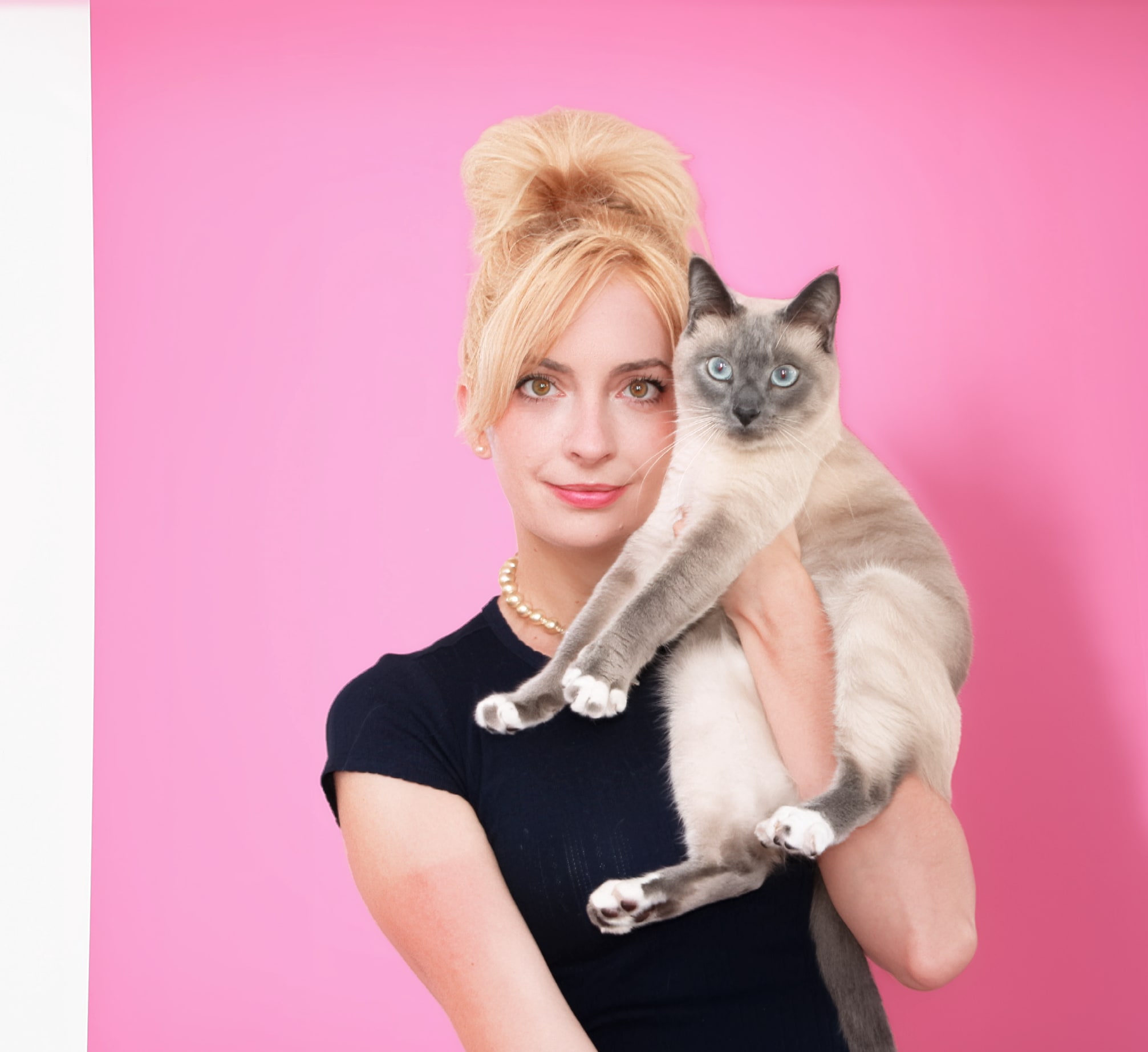 Bailey Ewing with her assistant at Bailey Ewing Design Studio