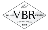 Black and white image of VBR logo