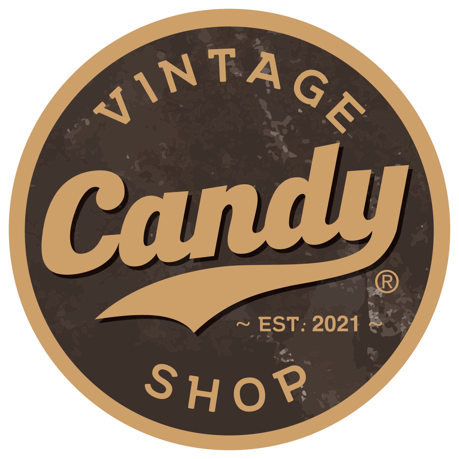 vintage candy shop logo