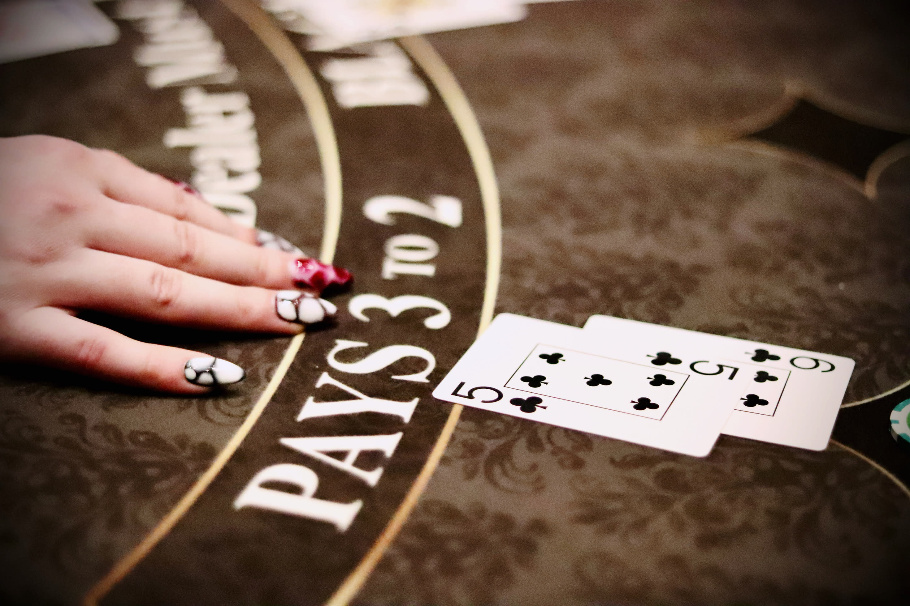 Professional blackjack table setup by Double Down Casino Events in San Antonio.