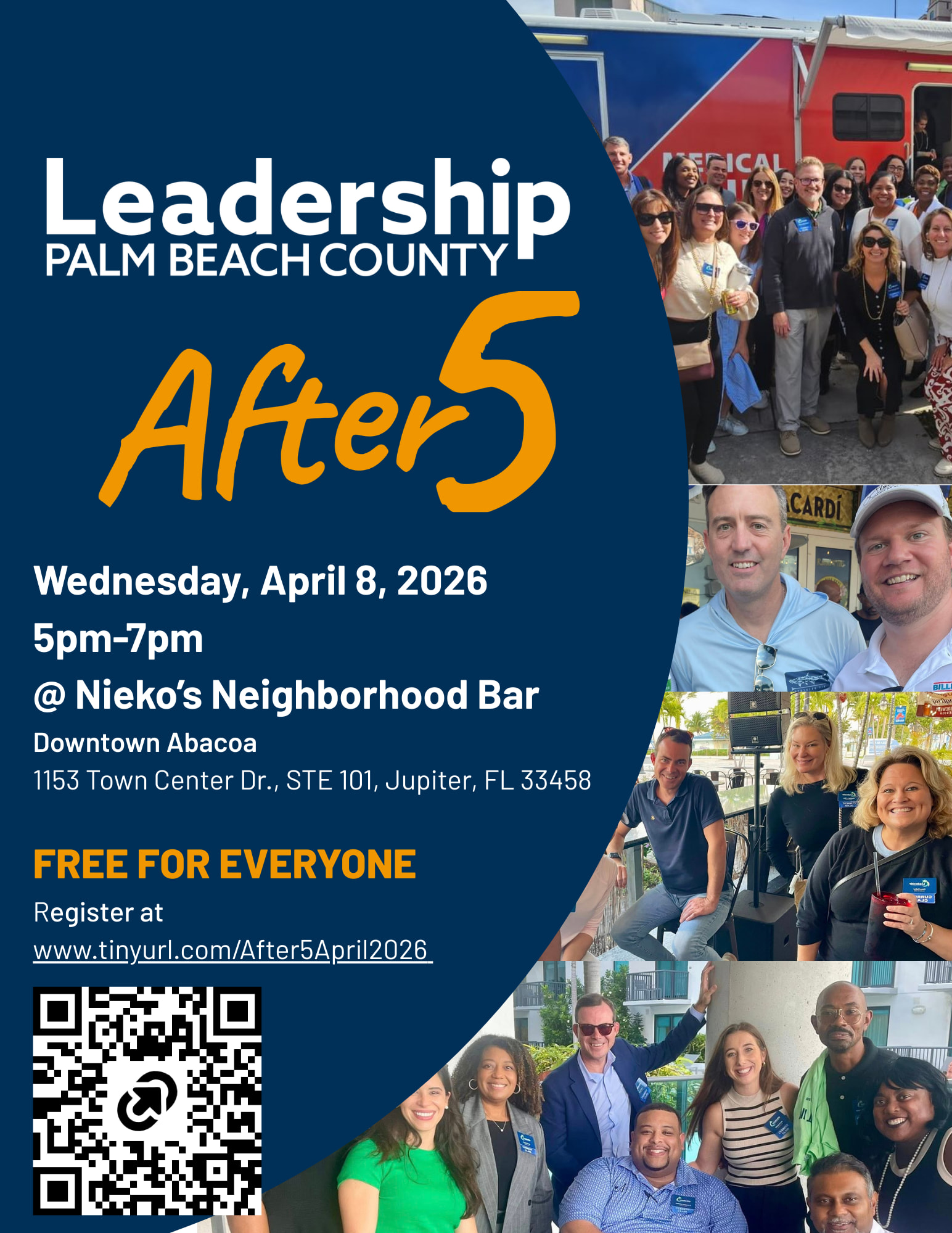 Leadership PBC After 5 Happy Hour at Nieko's Neighborhood Bar on April 8, 2026