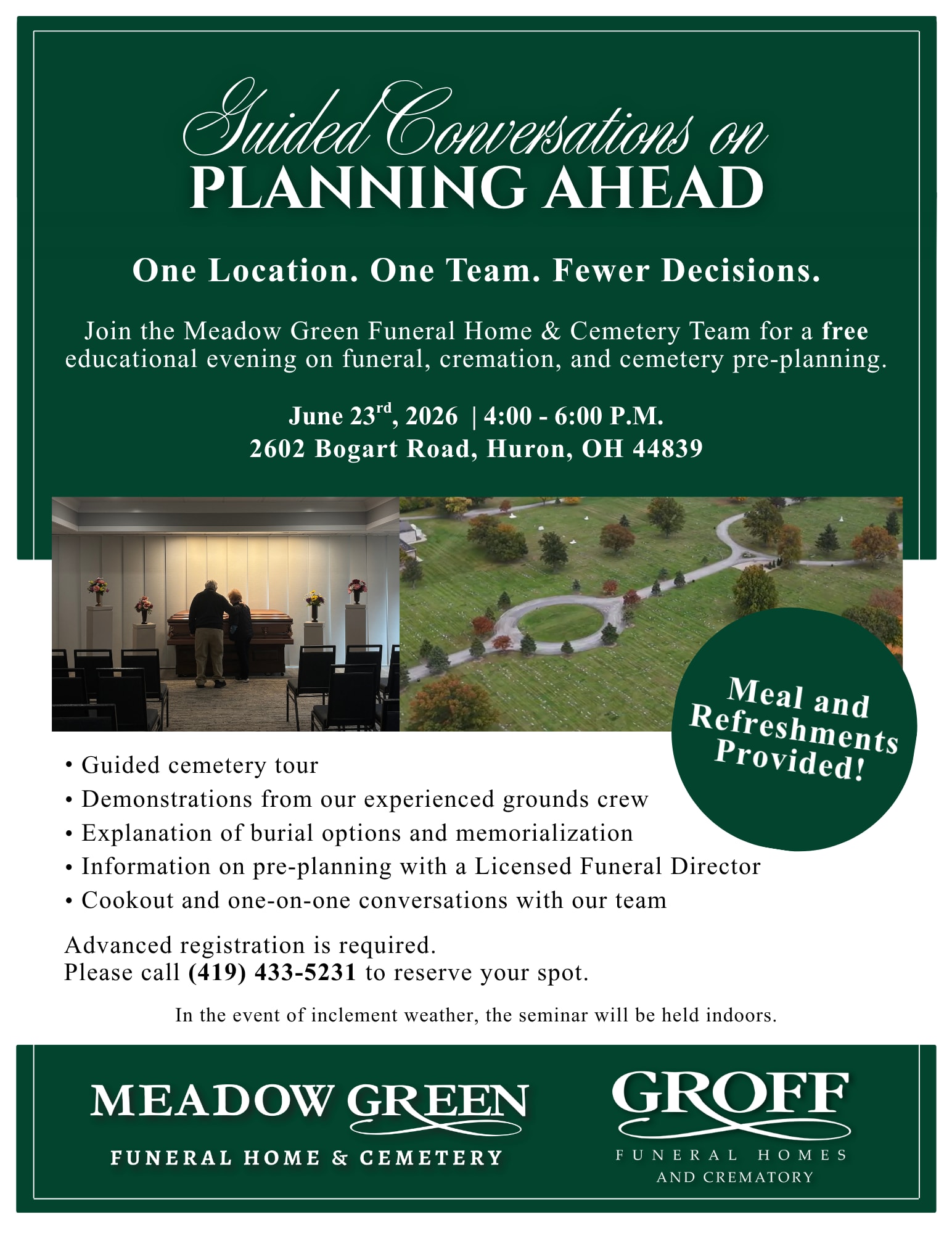 Pre-Planning in Erie County, Ohio