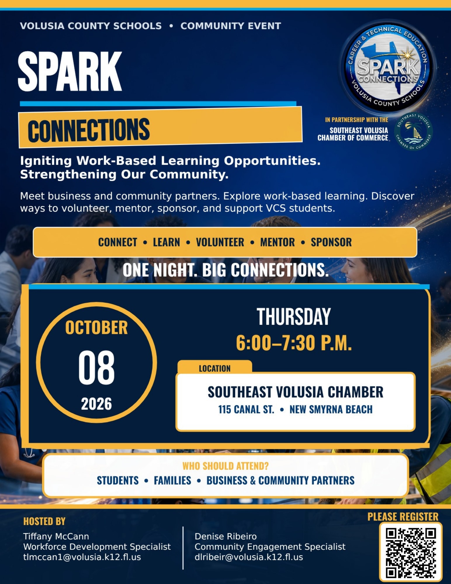 VCS Spark Connection Flyer