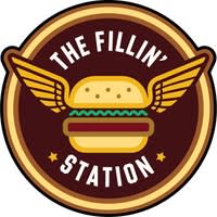 The Fillin' Station Logo - Hamburger with wings