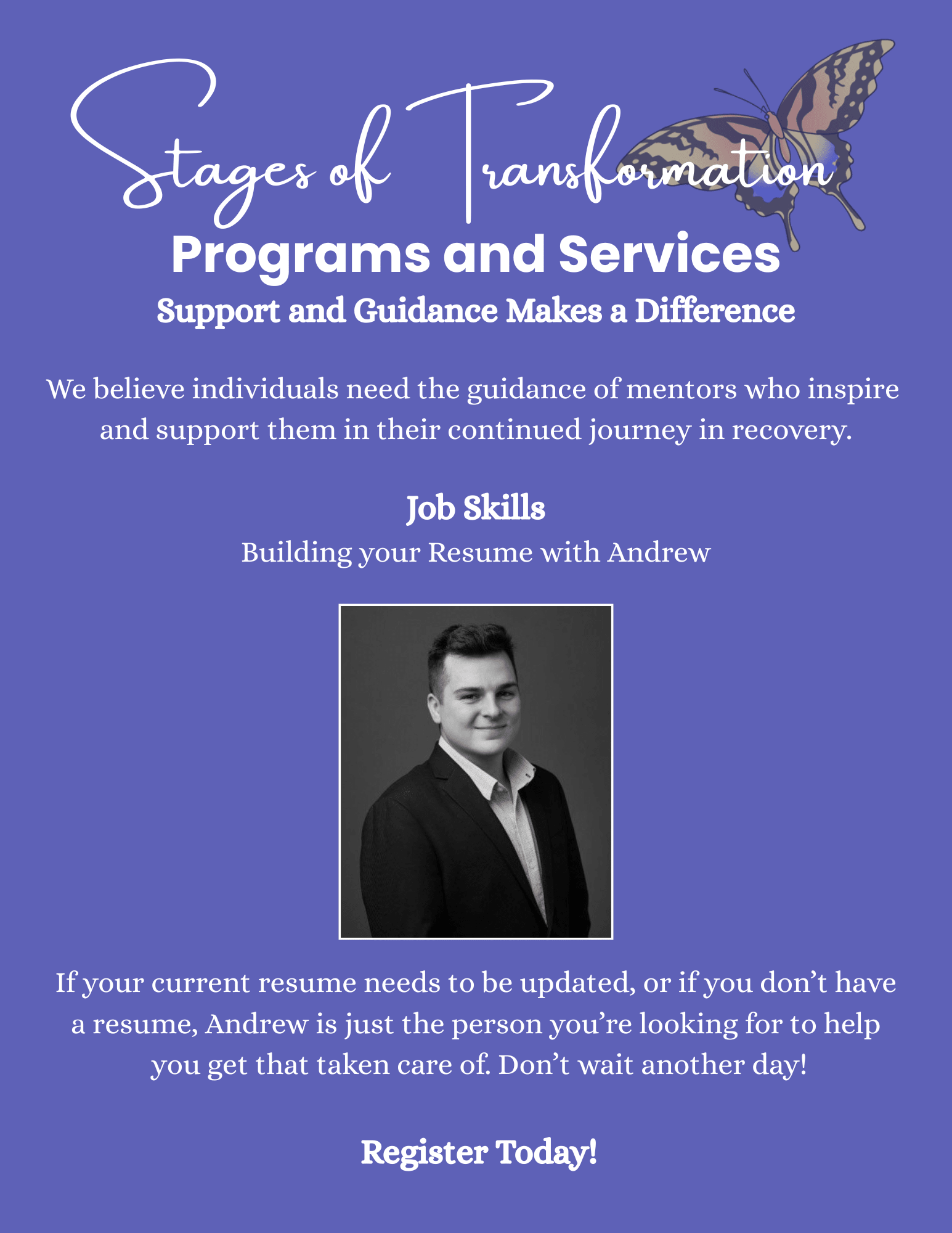 Programs and Services - One On One Sessions