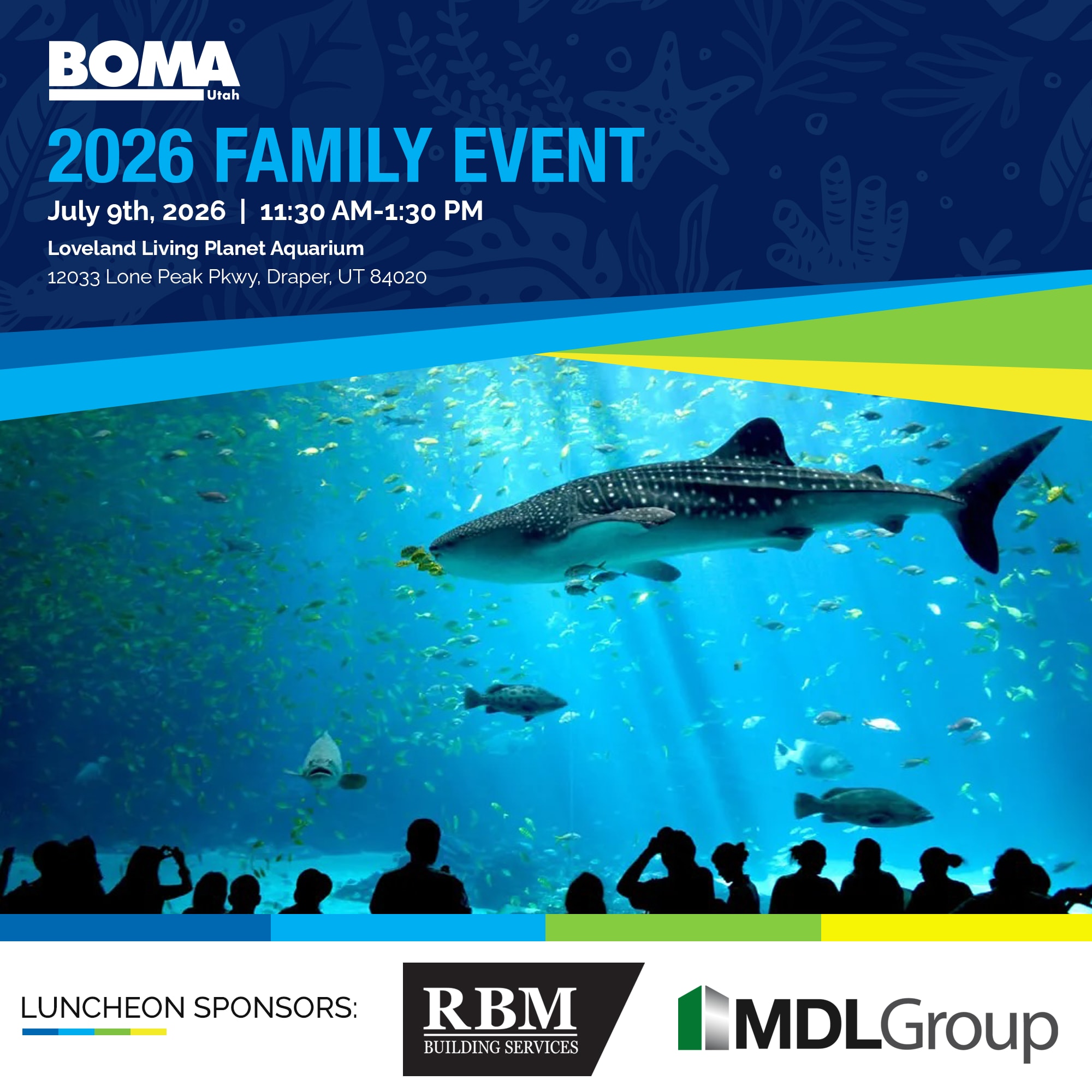 BOMA Utah July Family Event Aquarium