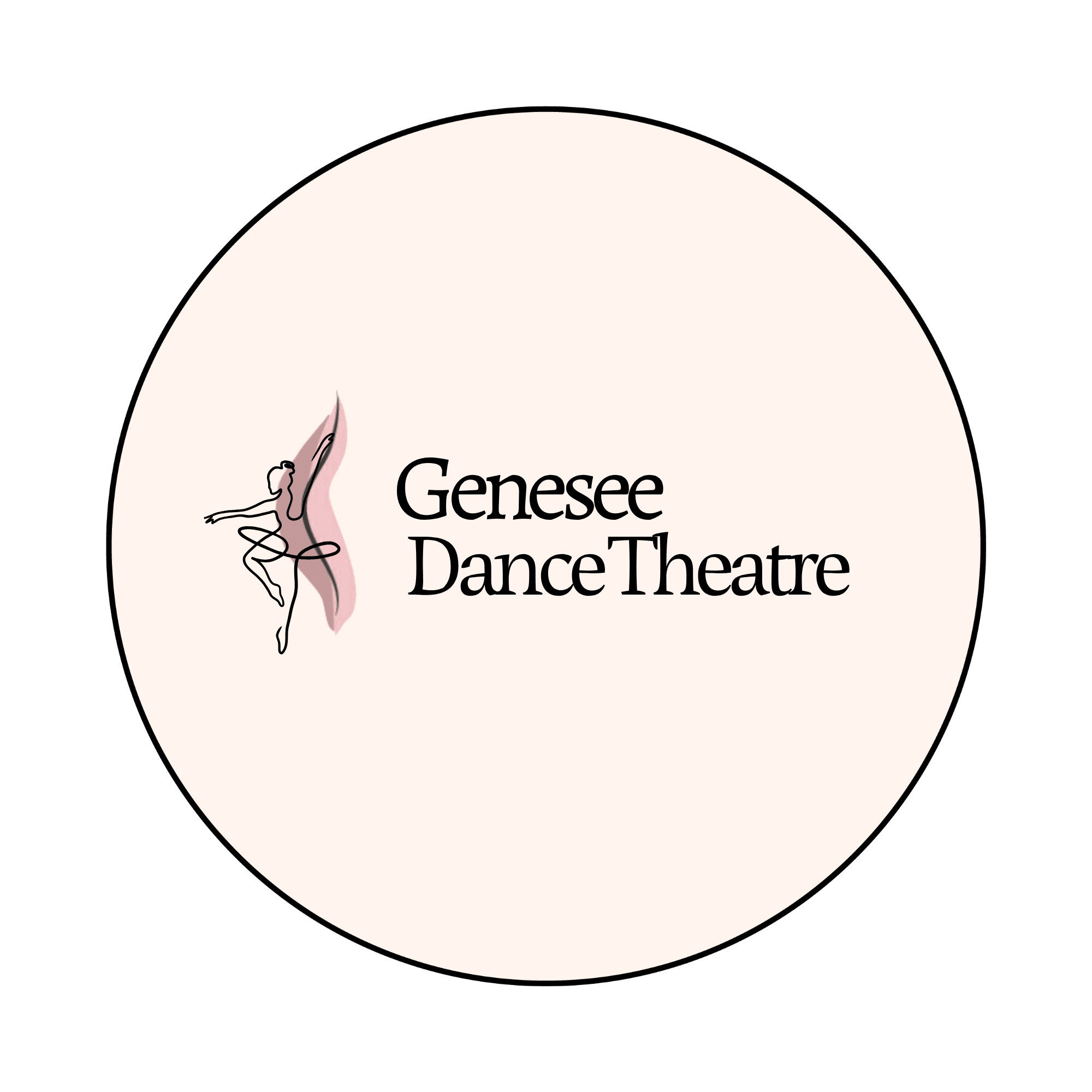 Gebesee dance Theatre with dancer logo