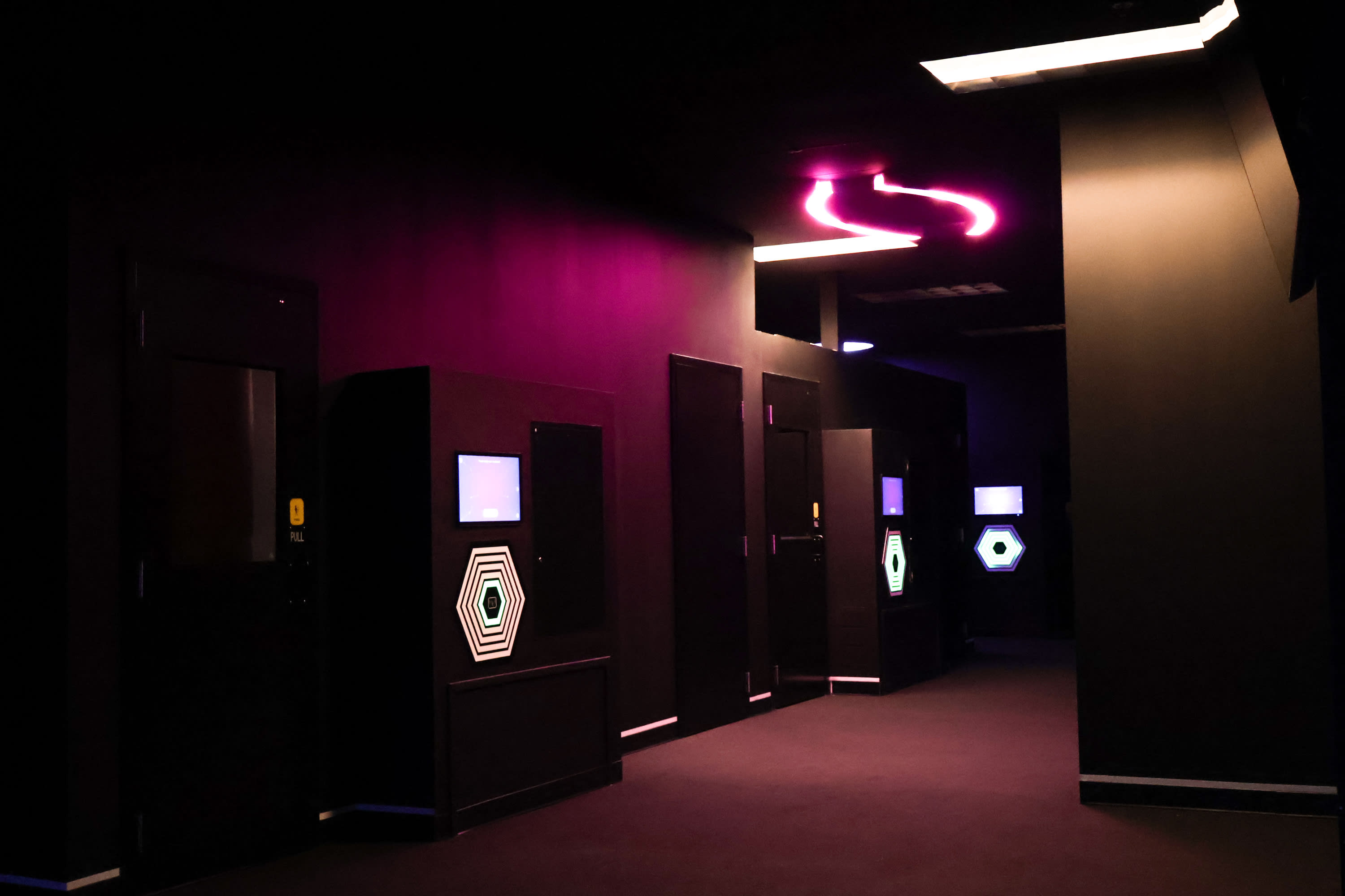 InteractX hallway