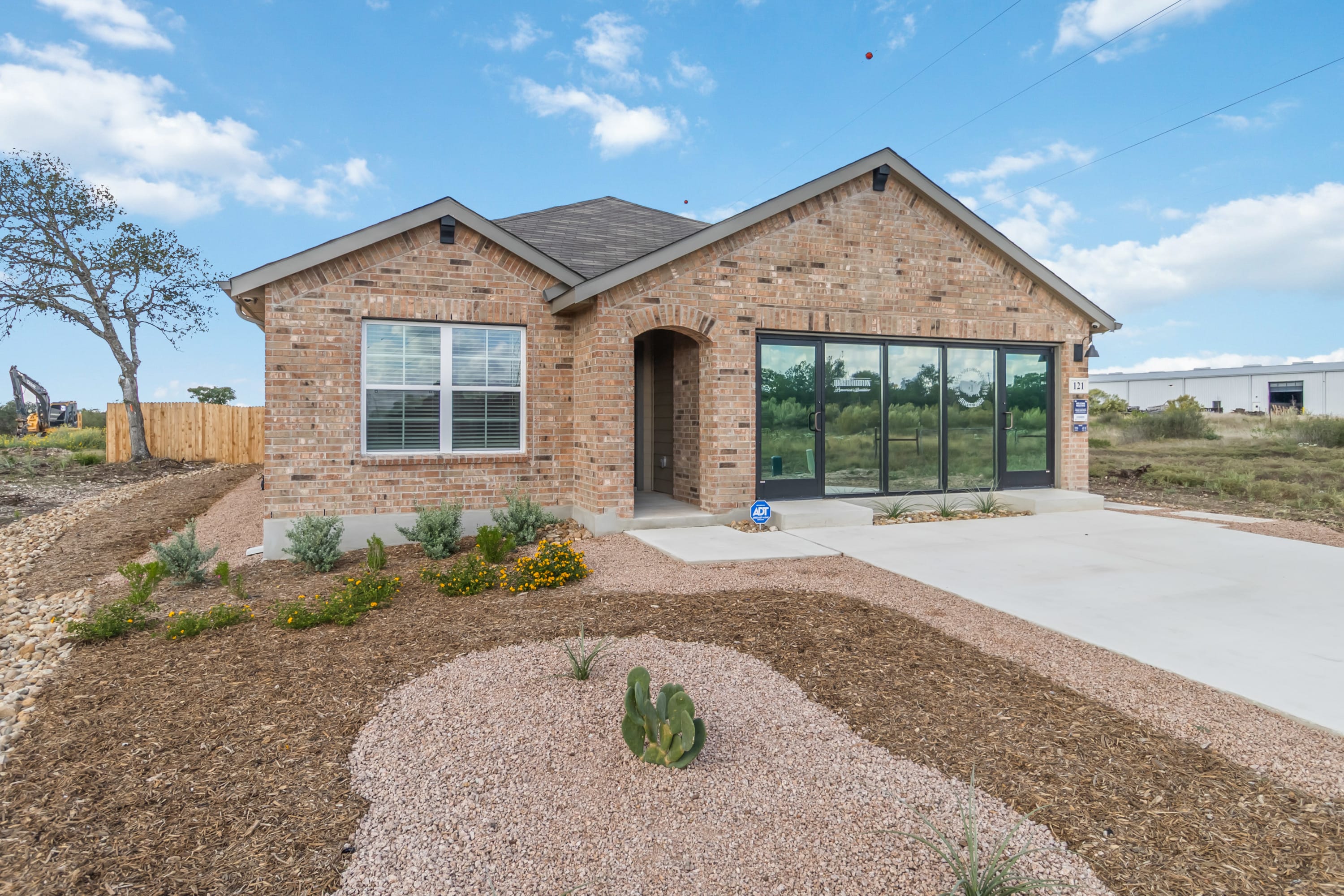 exterior of model home at High Garden in Comfort, TX