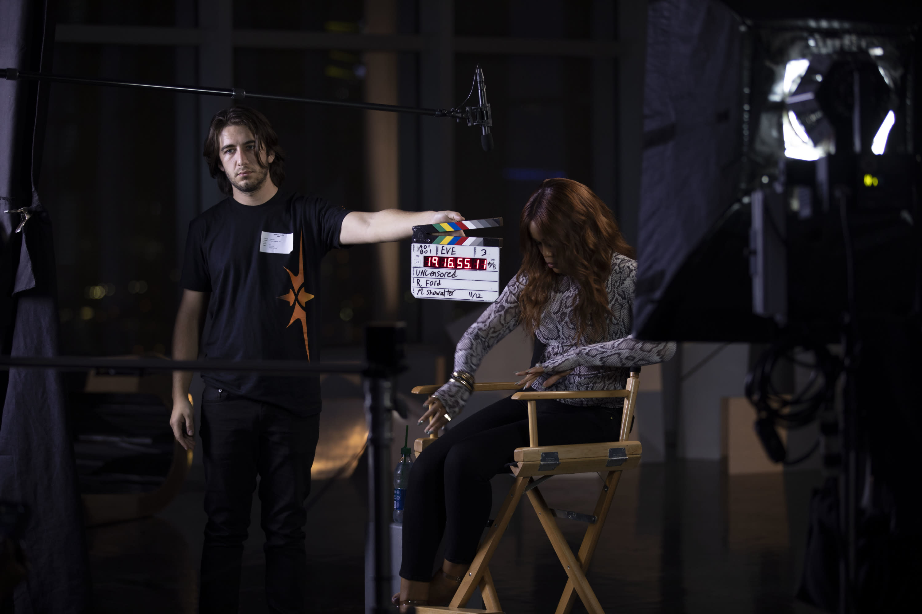 Filming EVE Broadcast interviews