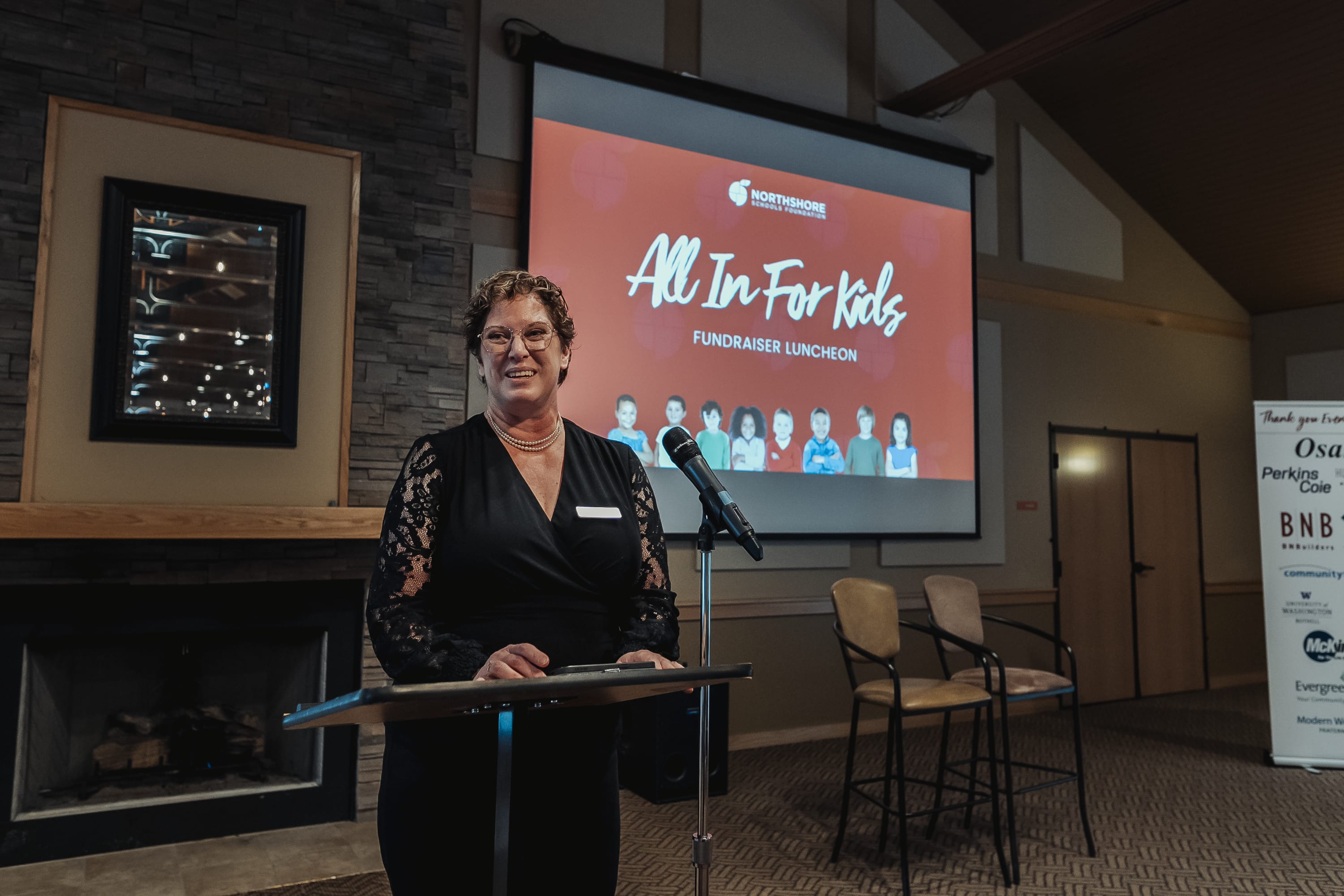 Executive Director Cara at 2026 All In for Kids Luncheon
