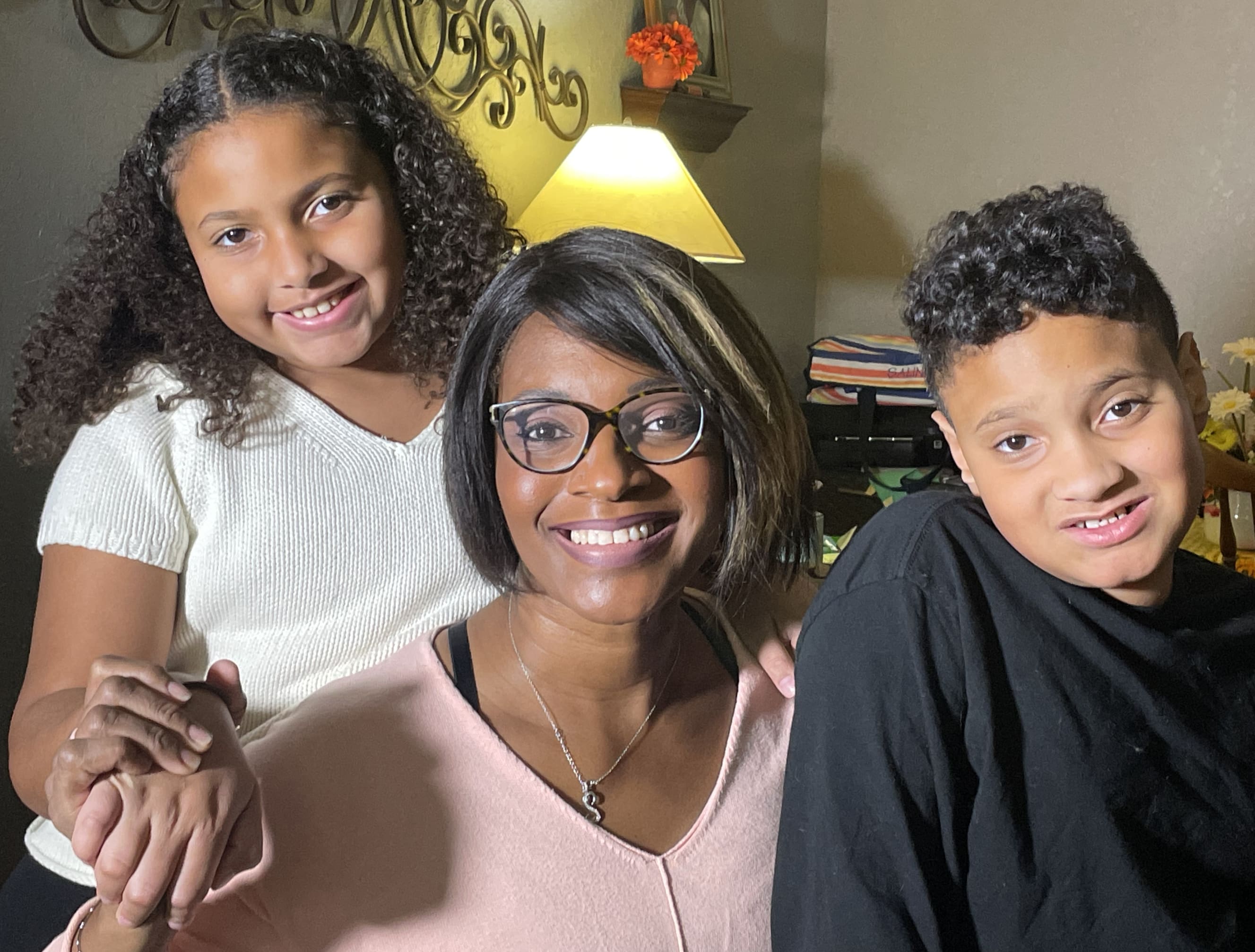 Salina Piontek and family, who have been supported by the Florida Cancer Specialists Foundation