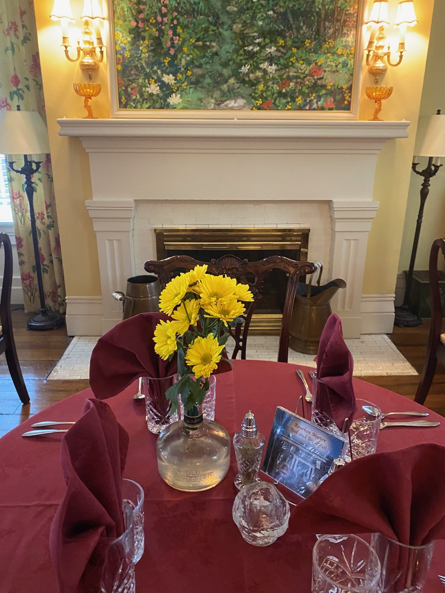 Dining Room, set for Full Country Gourmet Breakfast served daily