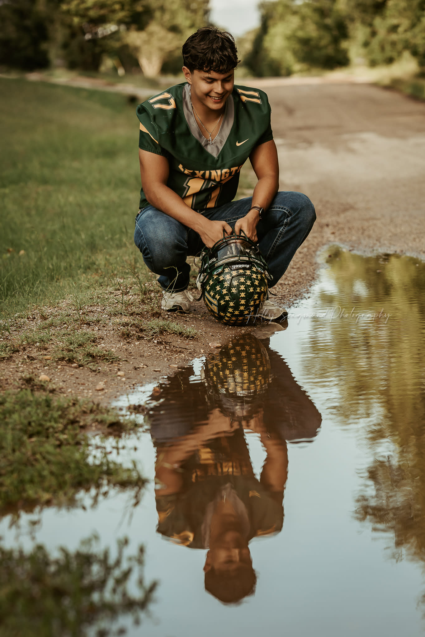 Senior Football Photography Bastrop County & Lee County