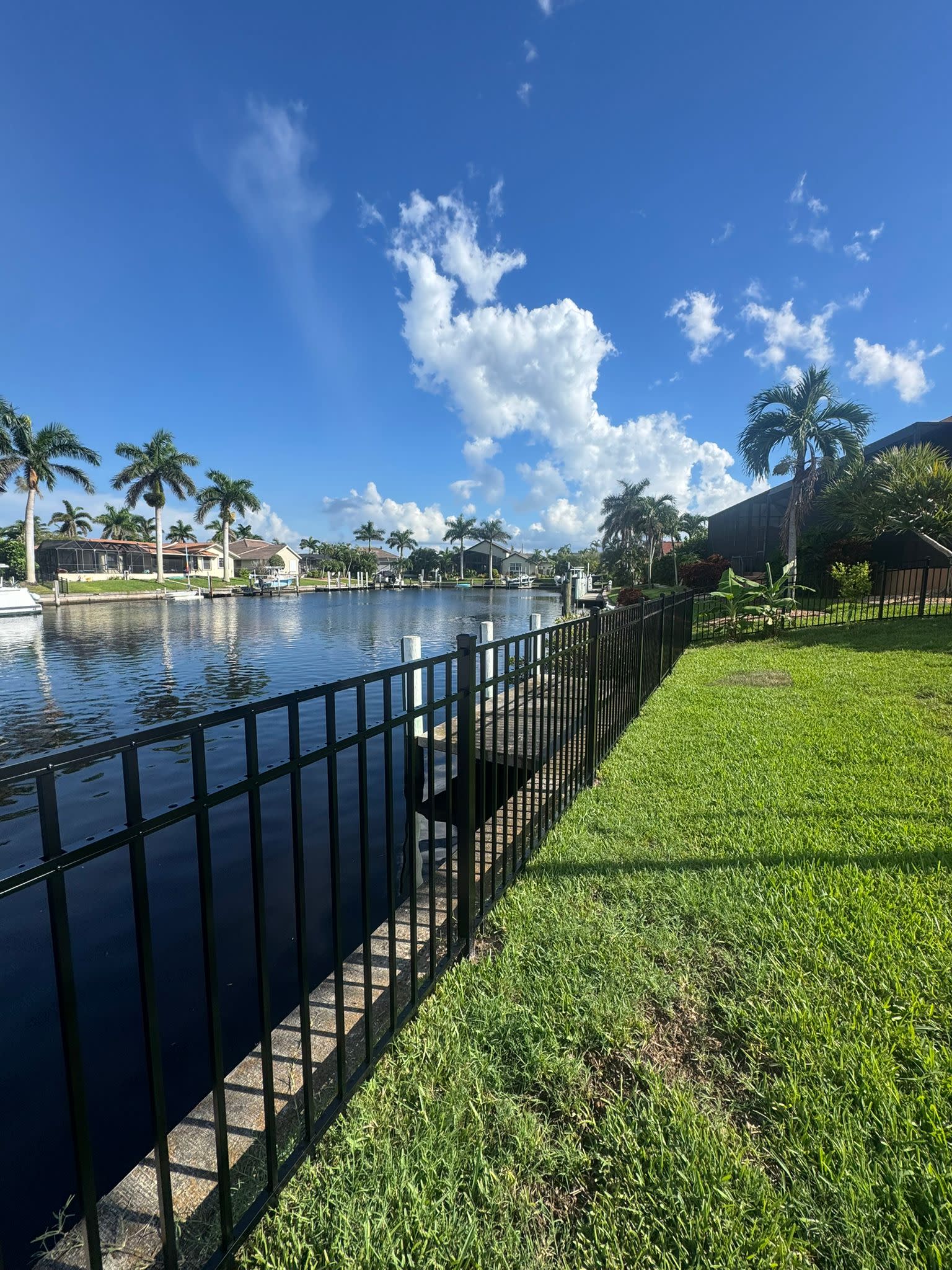 Black Aluminum Fence