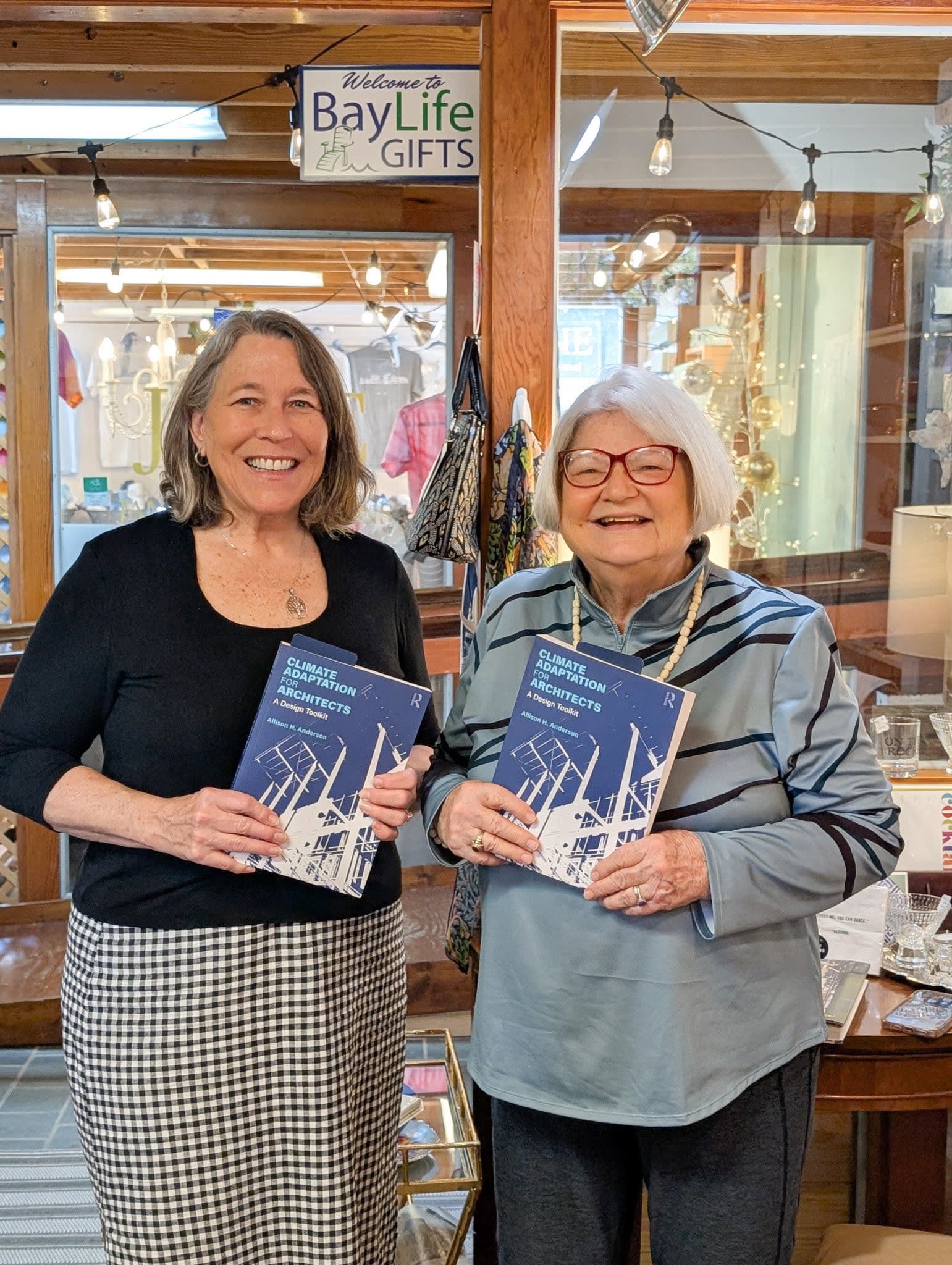 Allison Anderson & Janice Guido at Bay Life Gifts & Books.