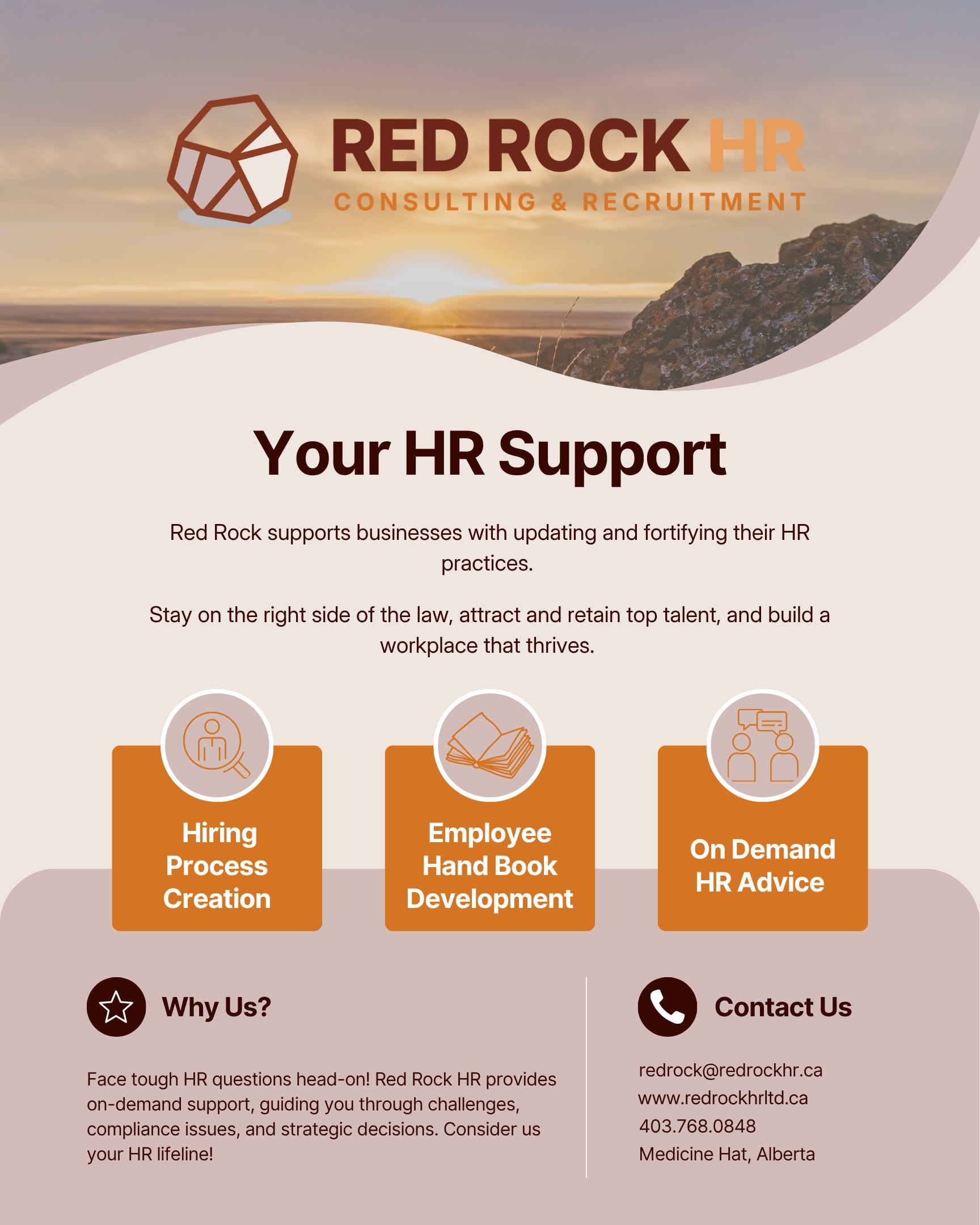 Red Rock HR Ltd. Consulting Services