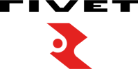 logo for Rivet in red and black