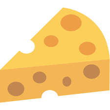 Wedge of cheese