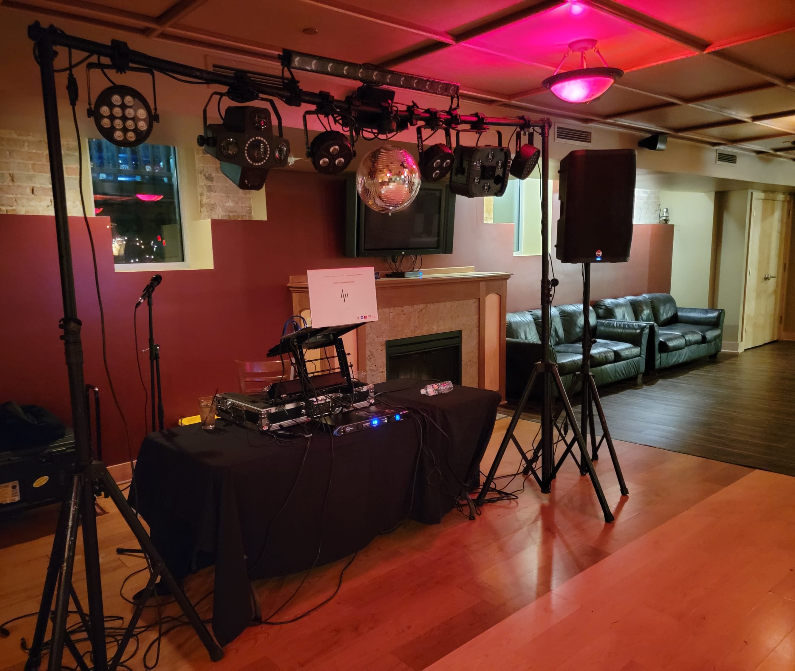 DJ Booth setup
