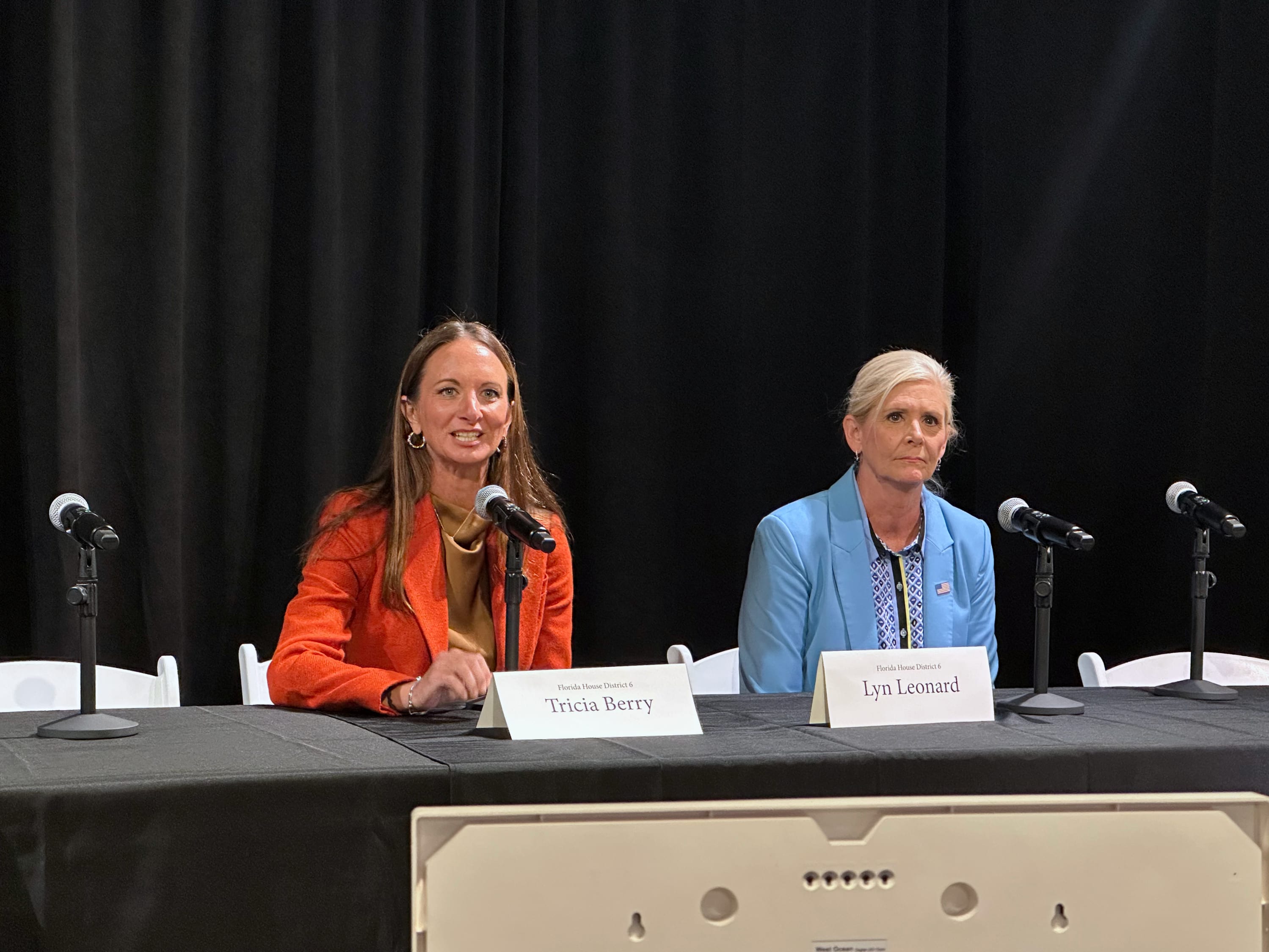 Tricia Berry and Lyn Leonard participate in the Florida House District 6 portion of Political Pulse.