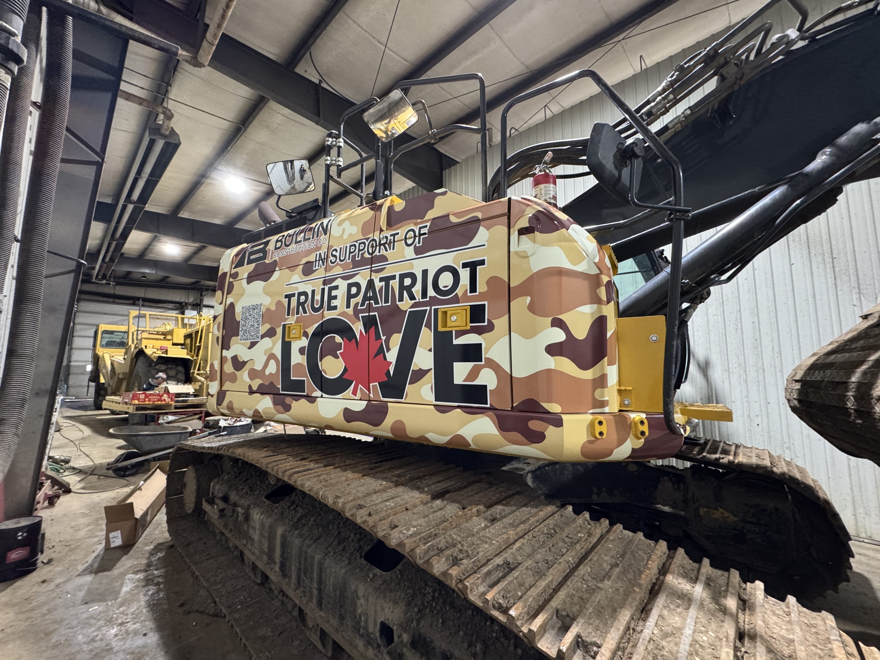 Excavator 3M Vinyl Wrap