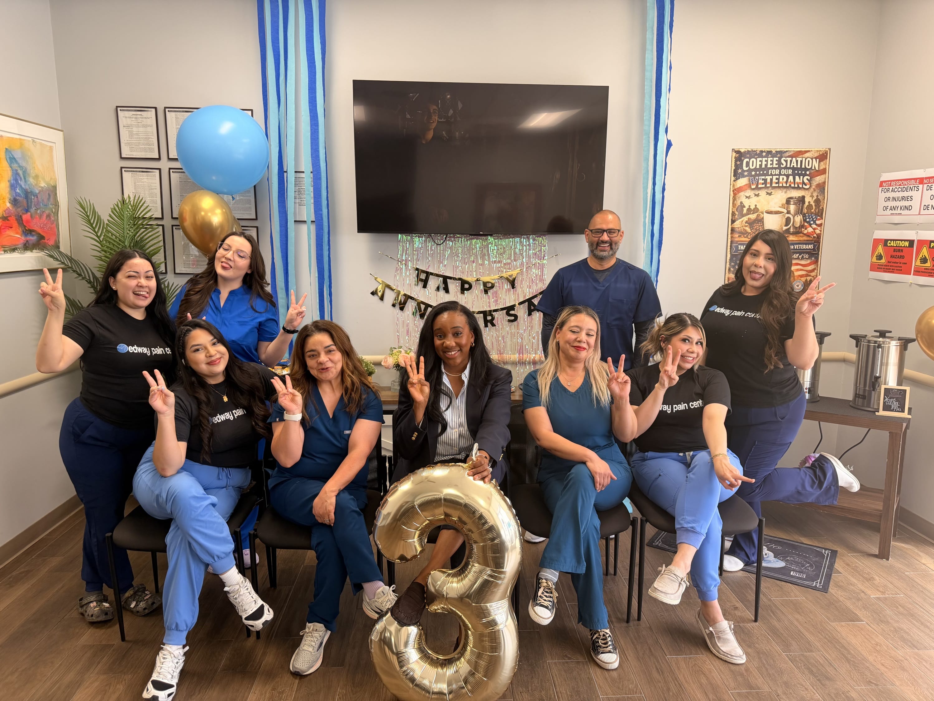 Medway Pain Center celebrating its 3rd anniversary serving patients with advanced pain management in El Paso, TX