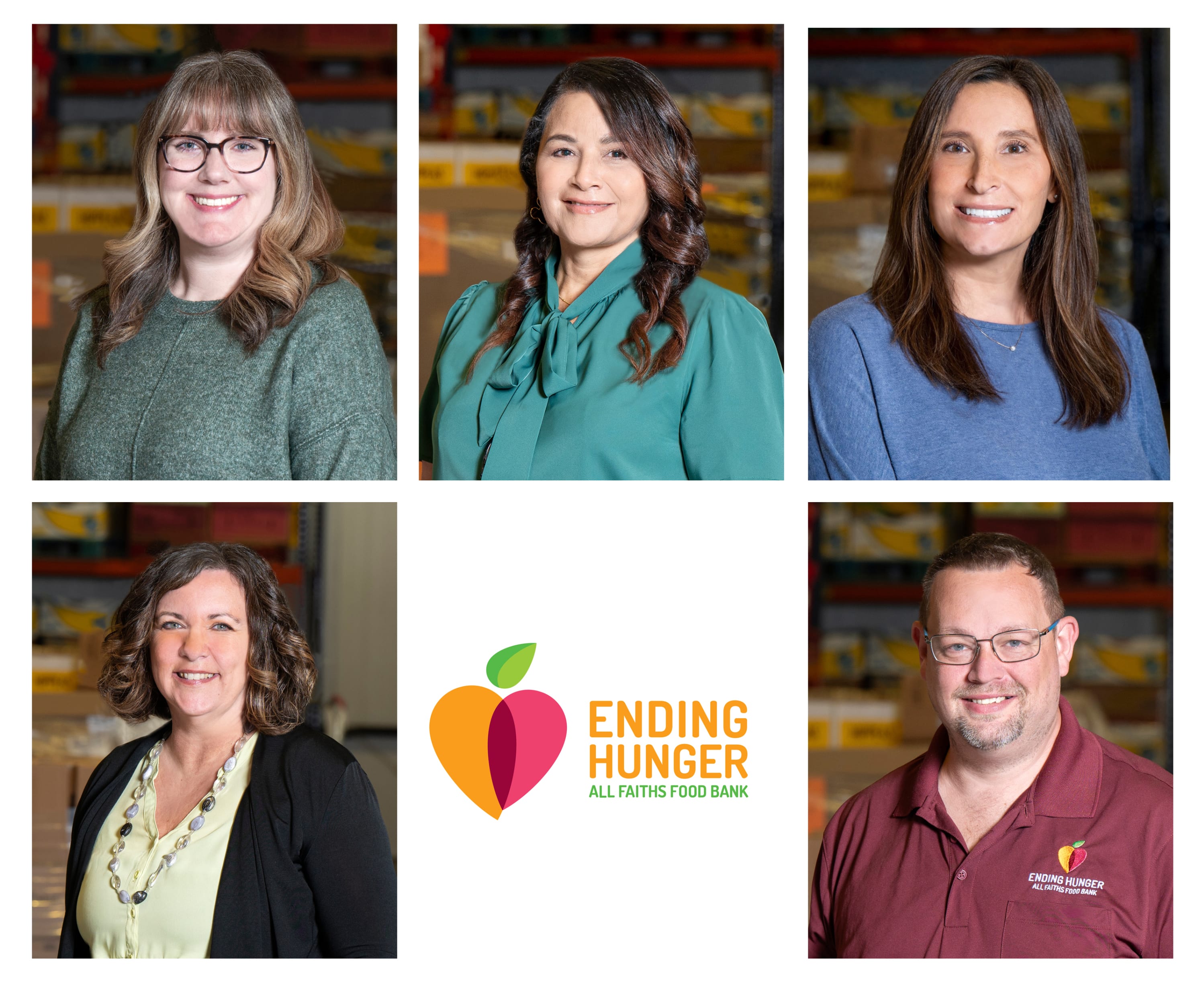 All Faiths Food Bank promotions, staff additions