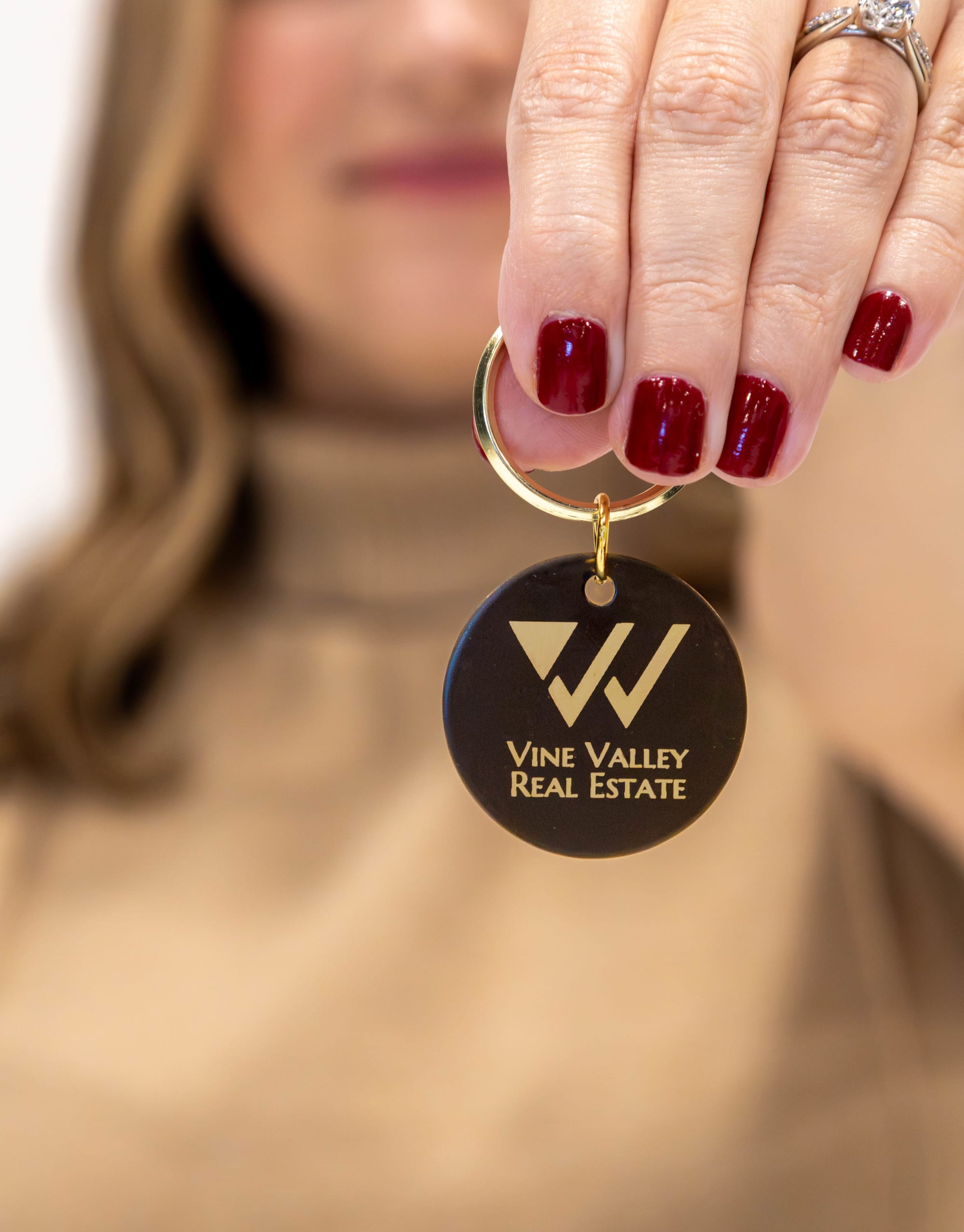 Vine Valley Real Estate Keychain