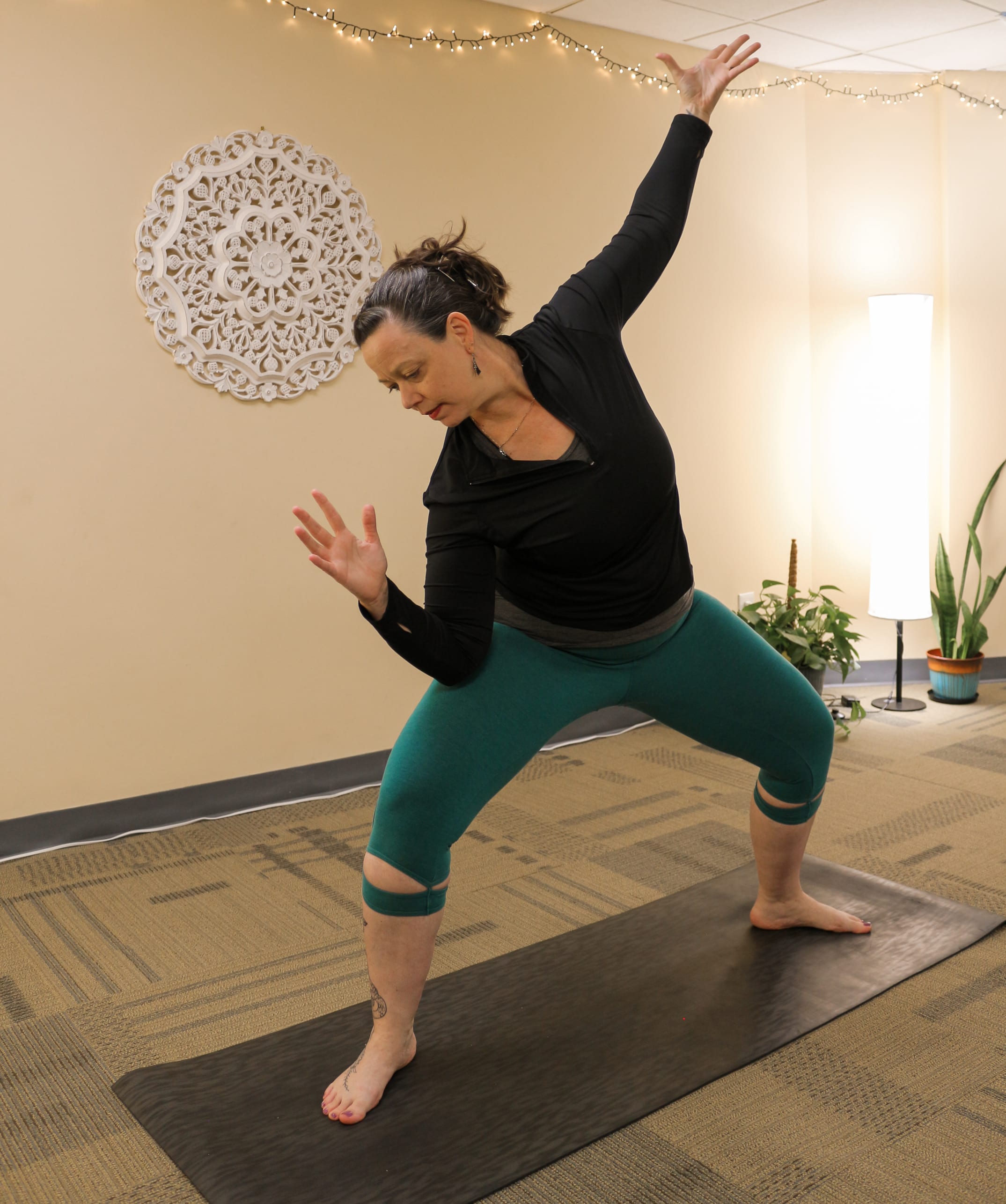 yoga posture goddess for pelvic health