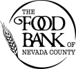 The food Bank of Nevada County logo with a circle turning into wheat